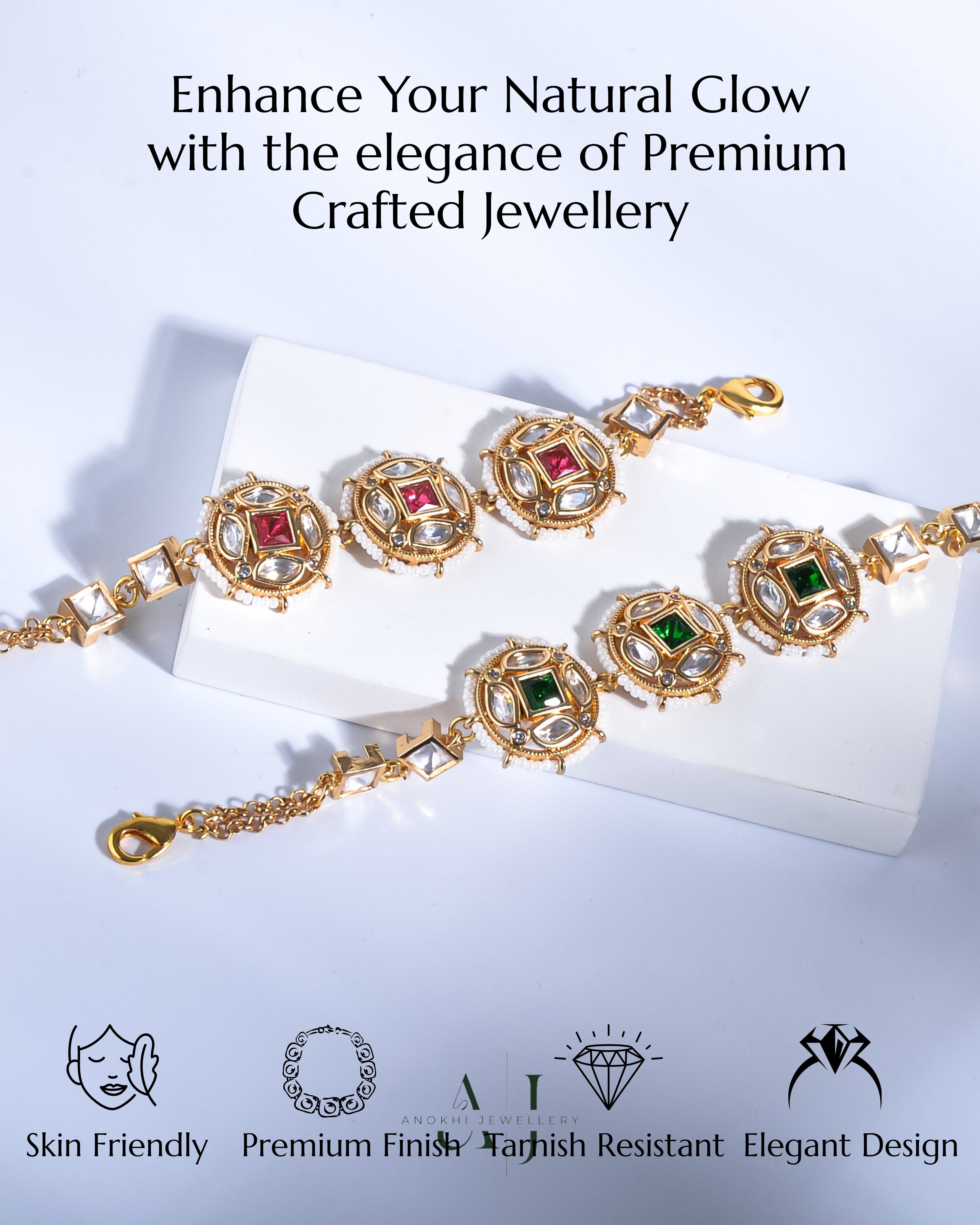 Anokhi Radiant Kundan Bracelet