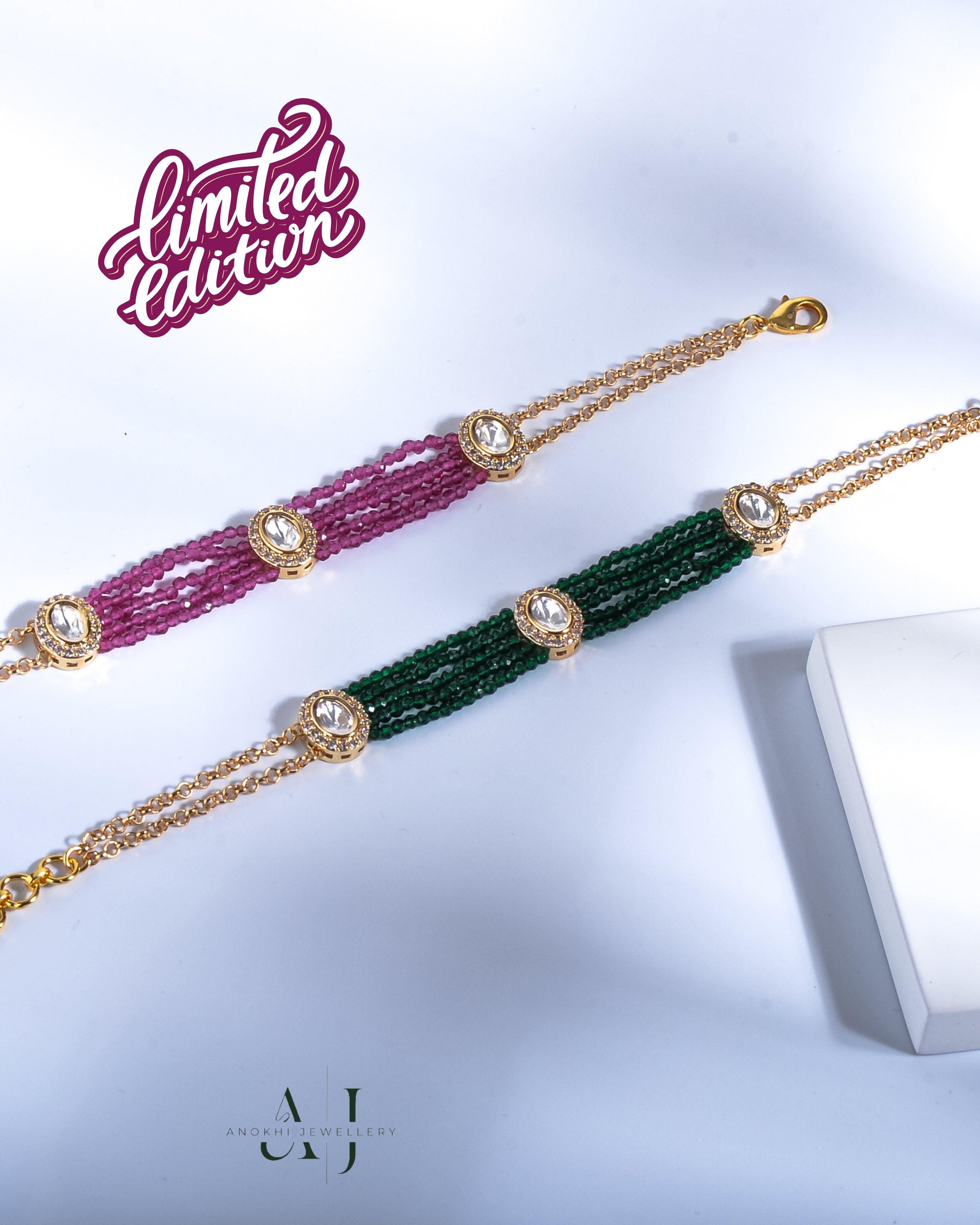 Anokhi Charm Kundan Bracelet