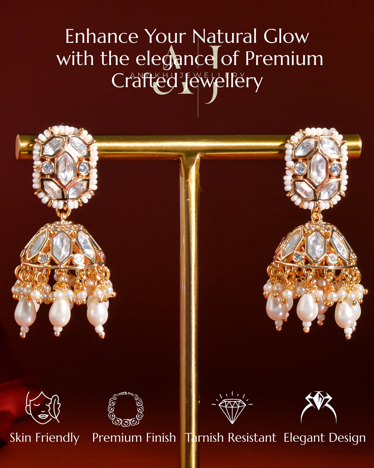 Anokhi Small Hanging Jhumki