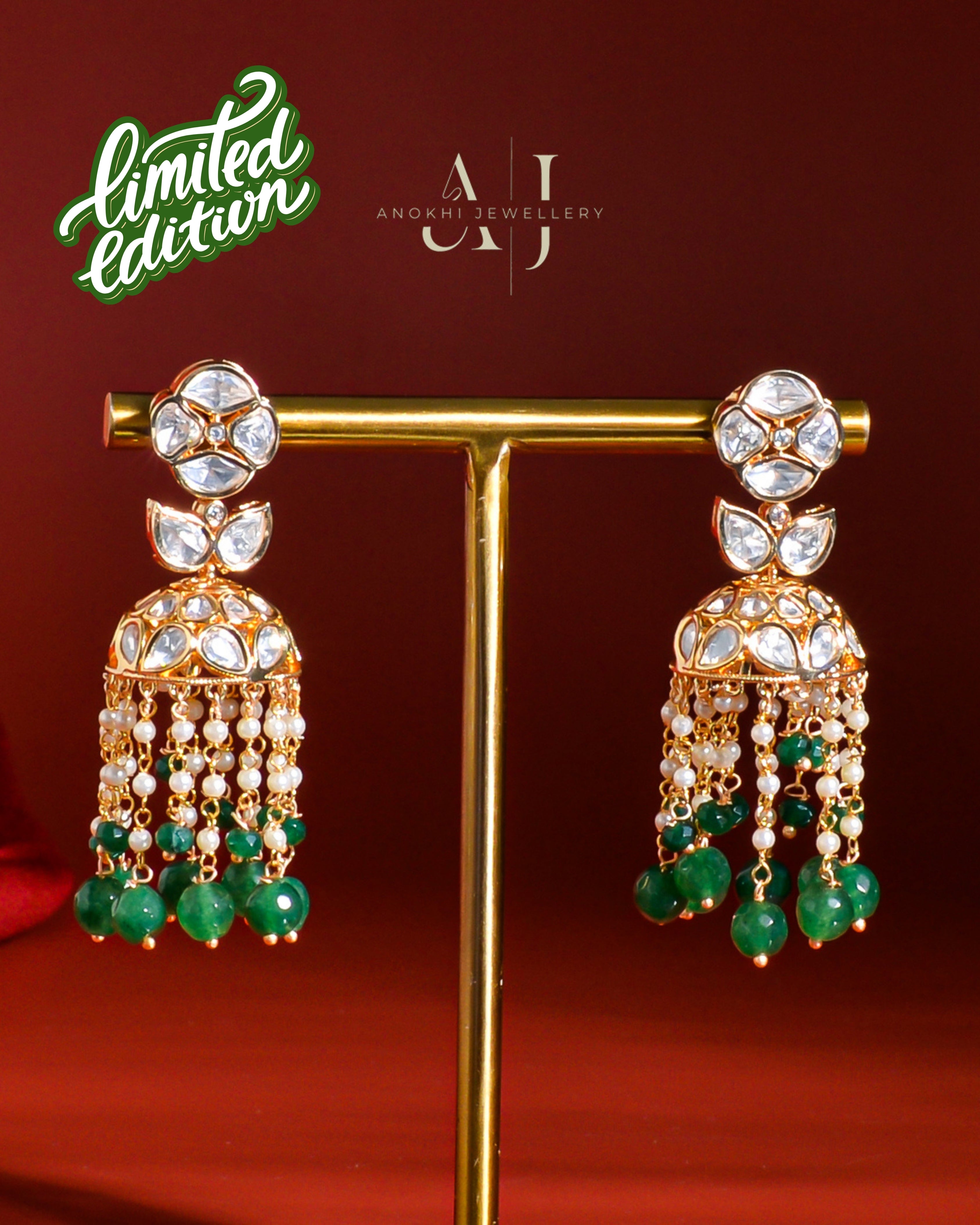 Anokhi Pushp Hanging Jhumki