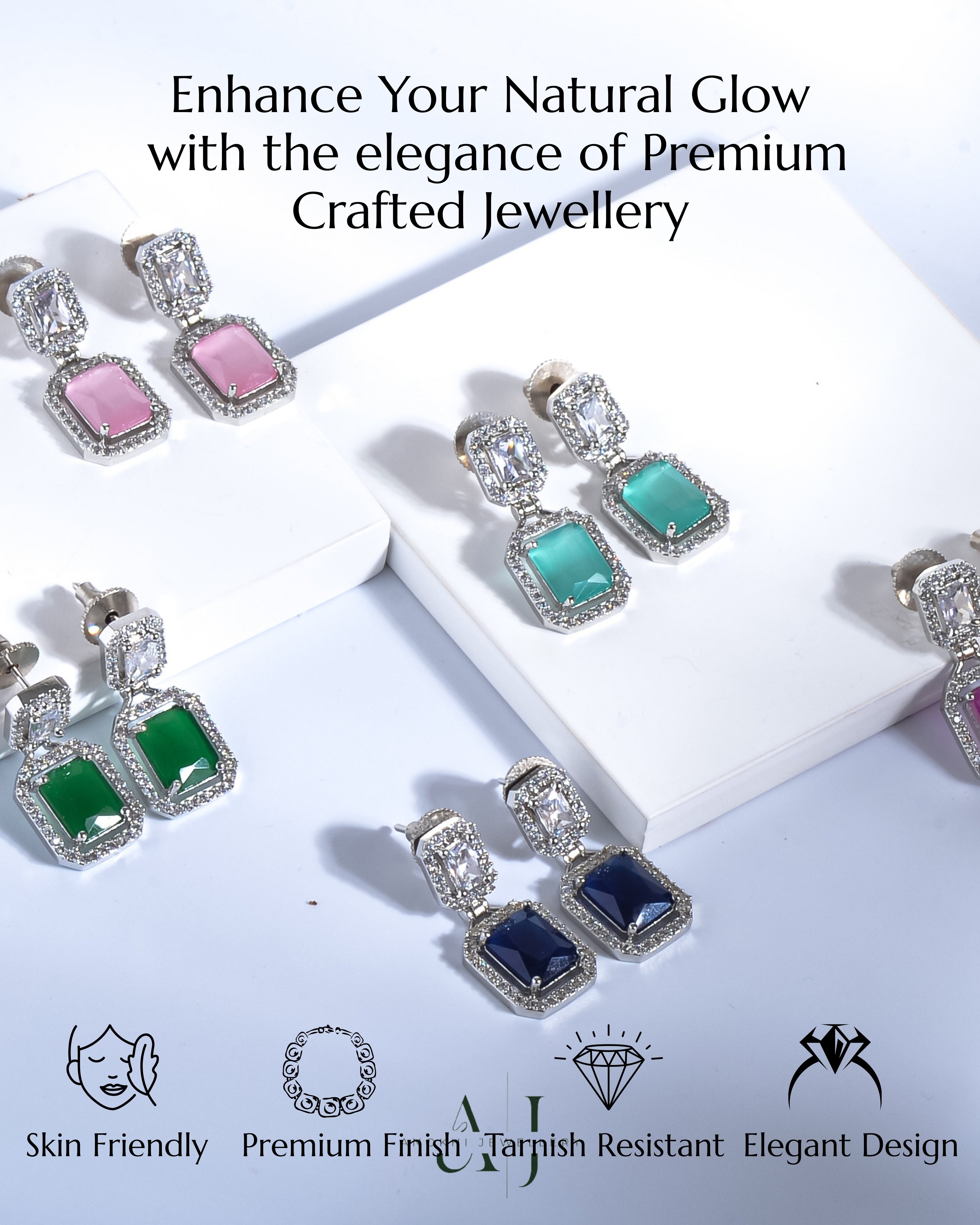 Anokhi Majestic American Diamond Earrings