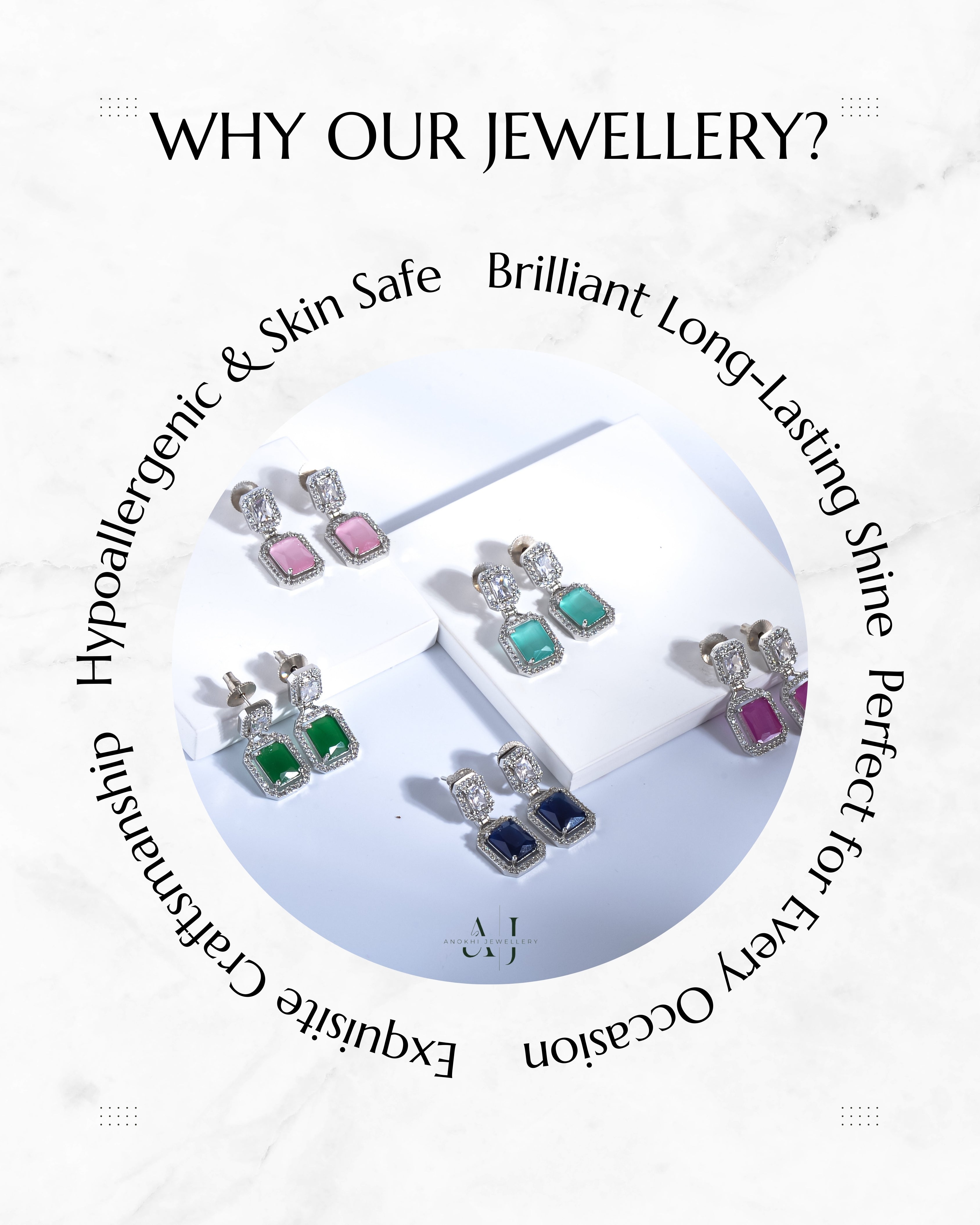 Anokhi Majestic American Diamond Earrings