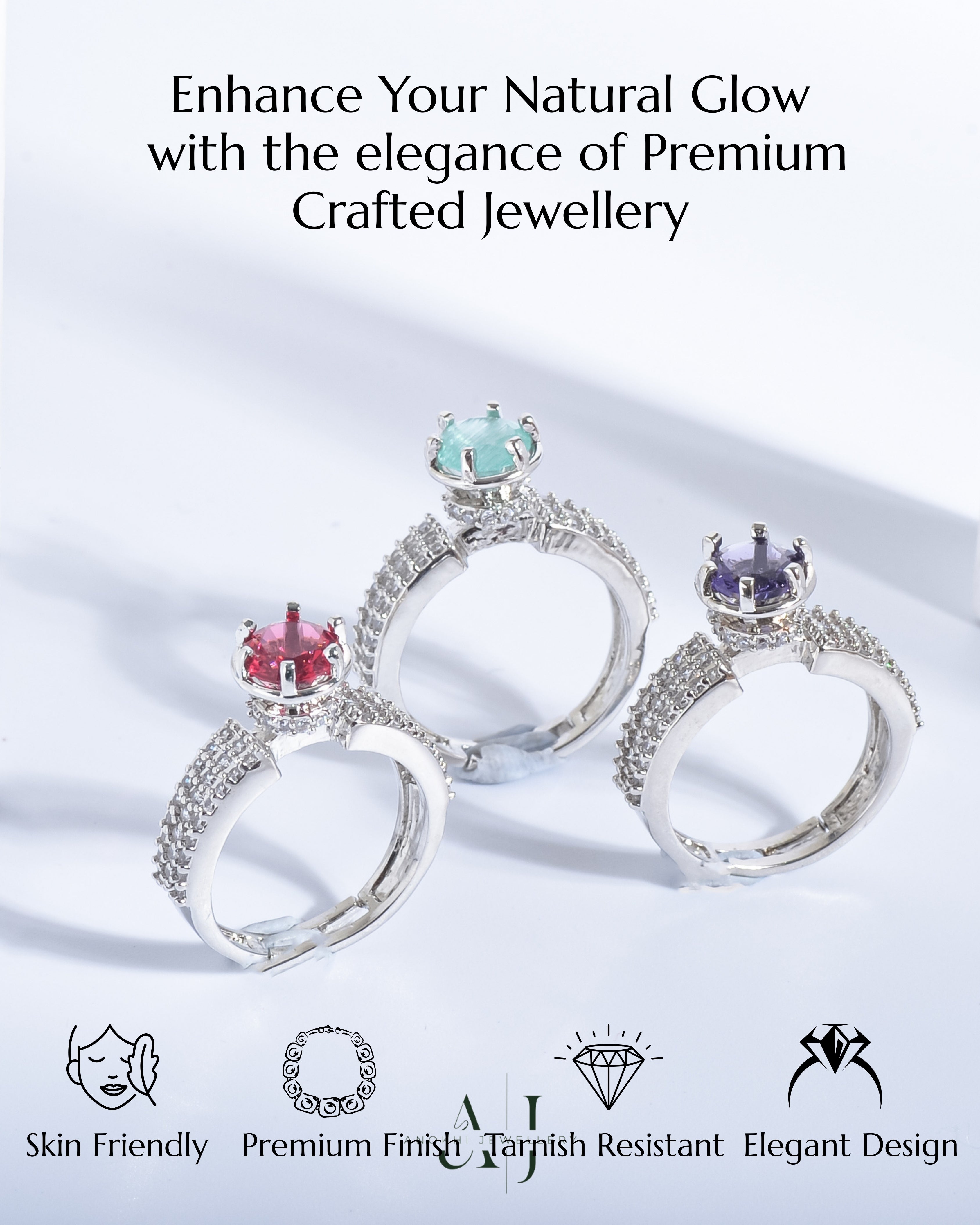 Anokhi Classic AD Ring