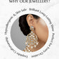 Anokhi Chandbali long Kundan earring