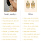 Anokhi Chandbali long Kundan earring