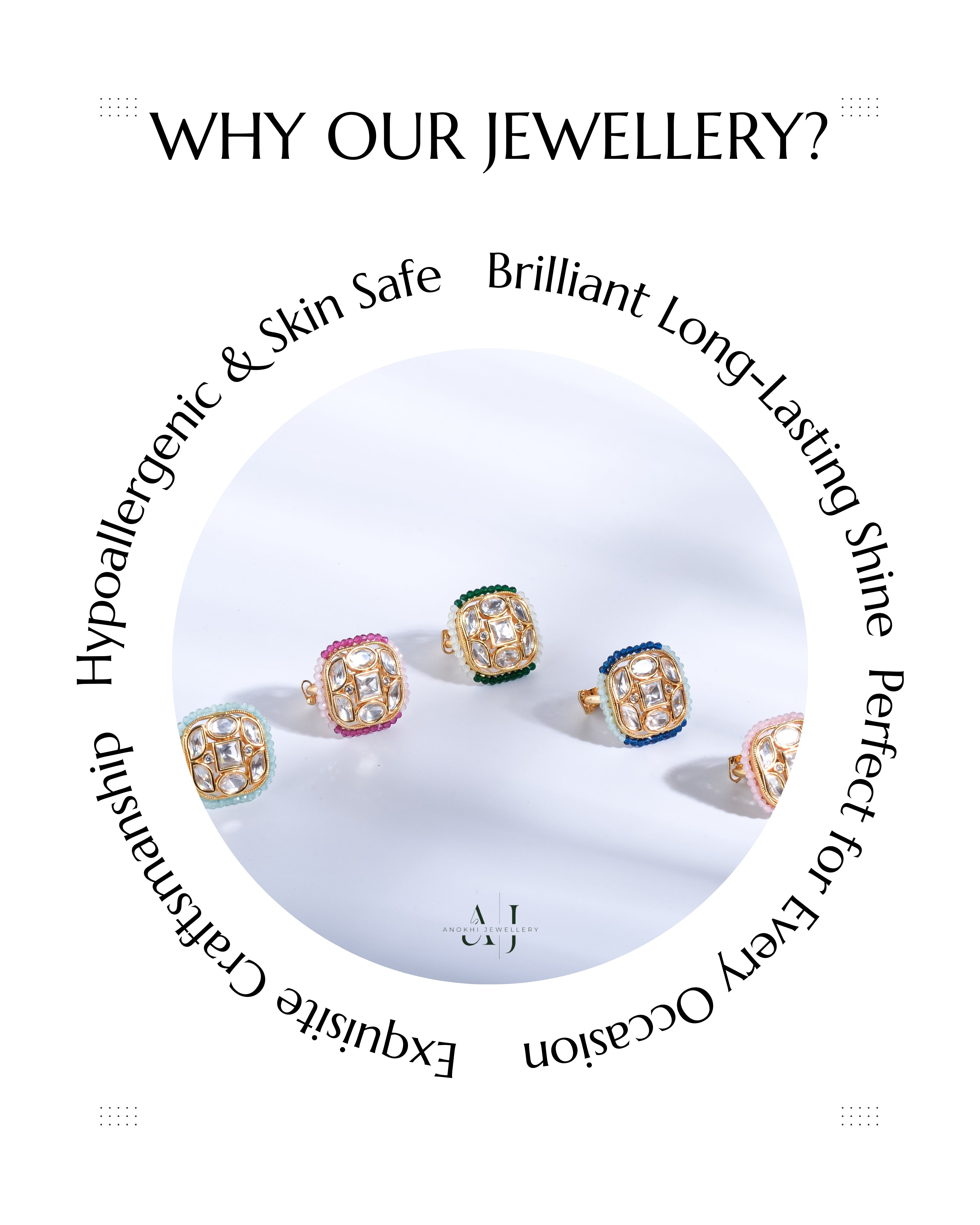 Anokhi Kundan Beads ensemble