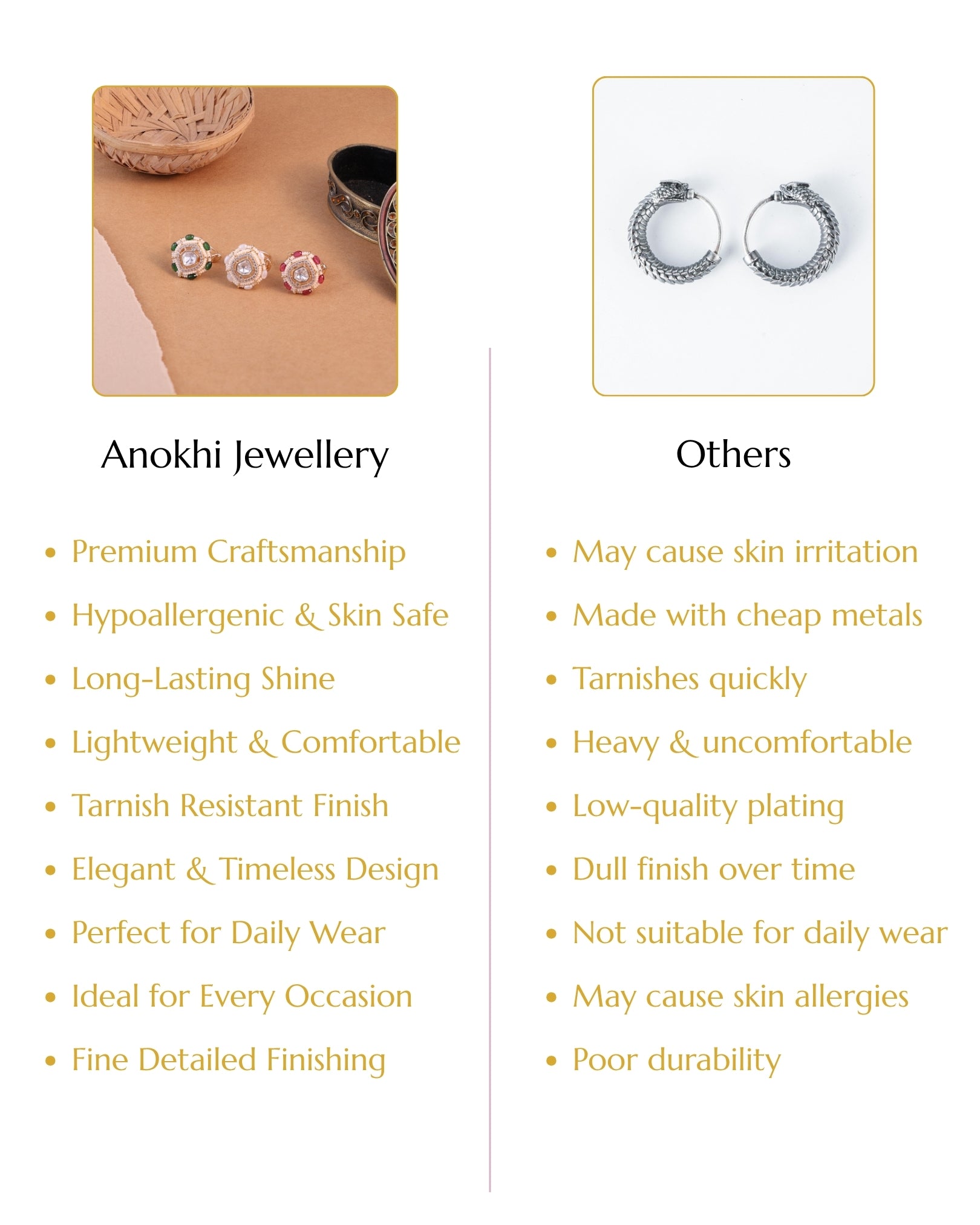 Anokhi Regal Pearl Trinity Rings