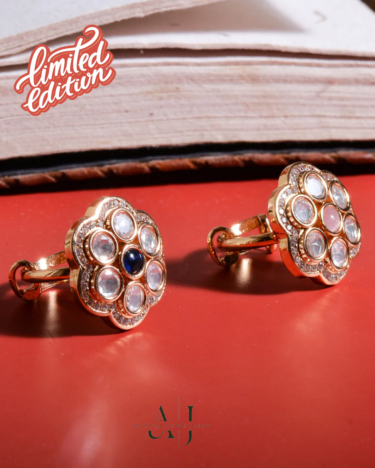 Anokhi Eternal Elegance Kundan Ring: