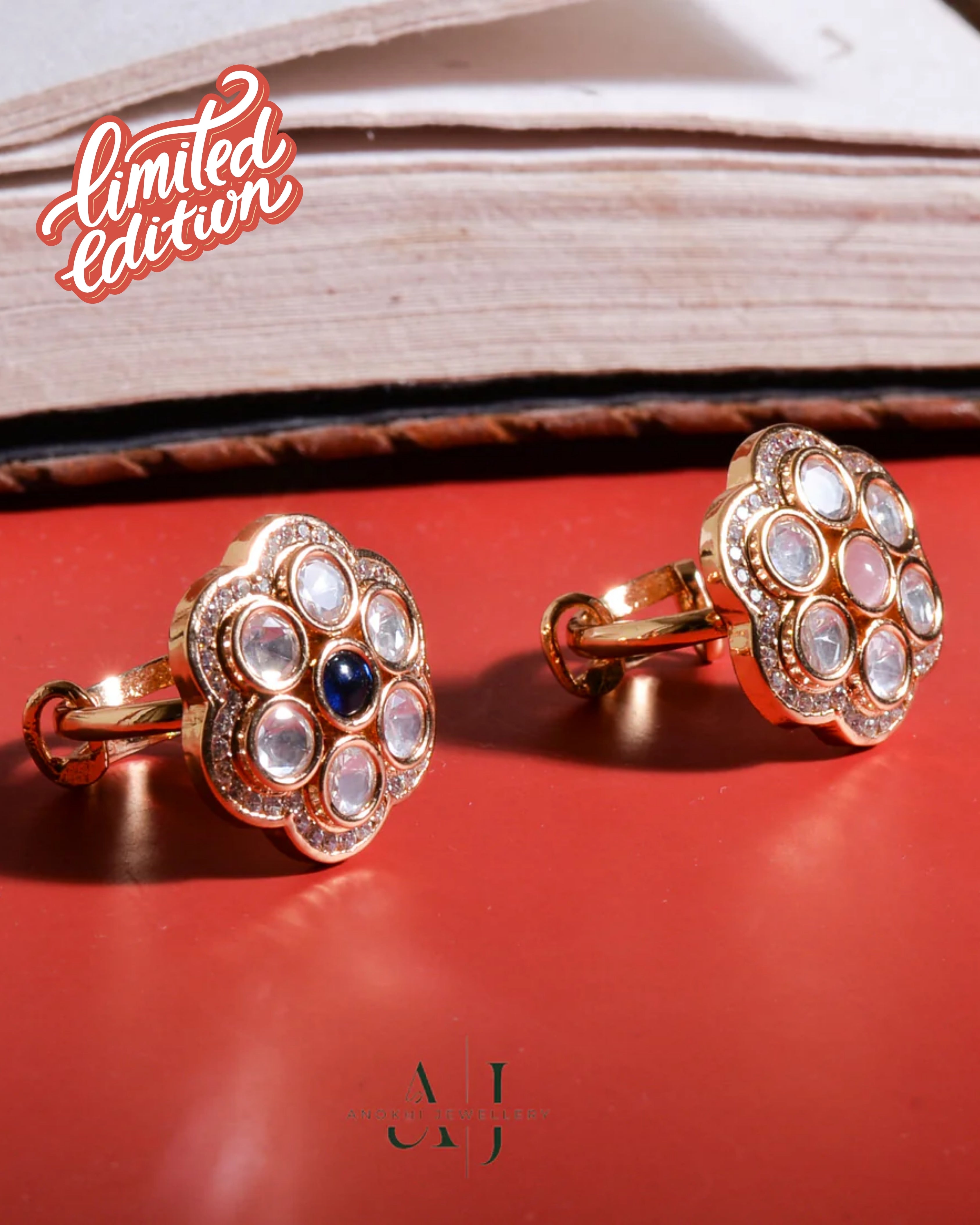 Anokhi Eternal Elegance Kundan Ring: