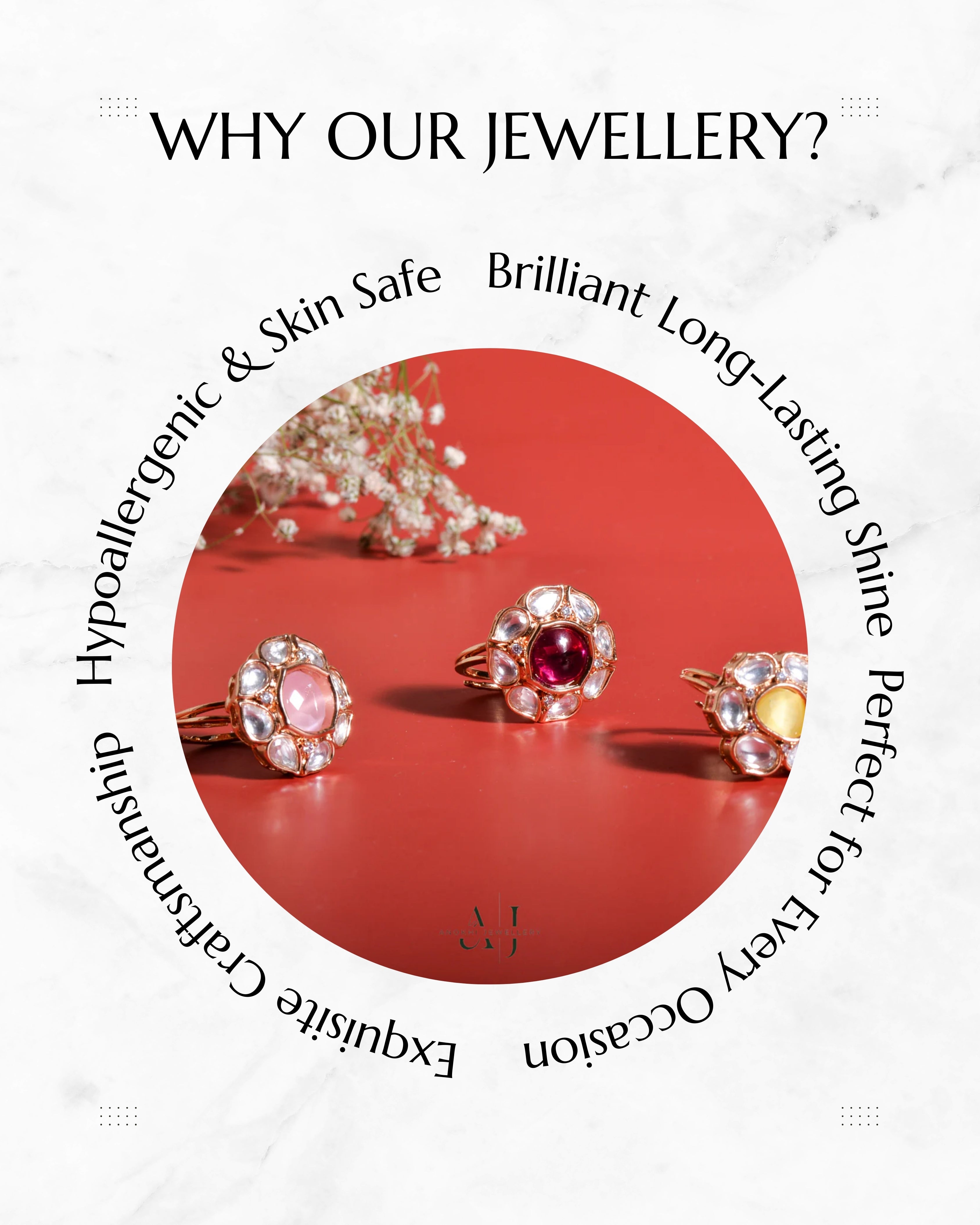 Anokhi Eternal Elegance Kundan Ring: