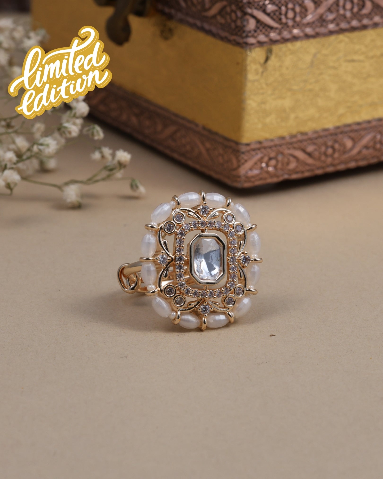 Anokhi Ivory Regal Ring
