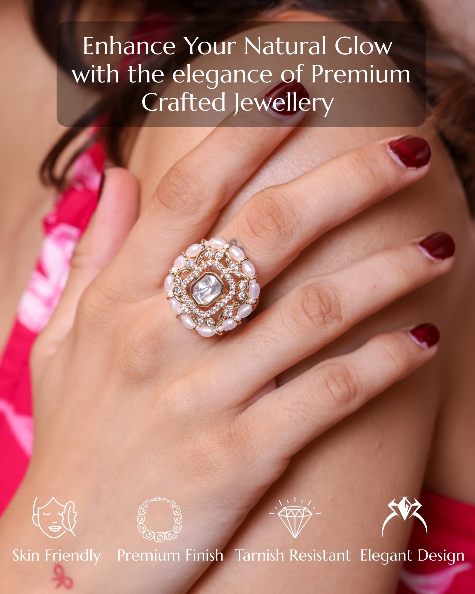 Anokhi Ivory Regal Ring