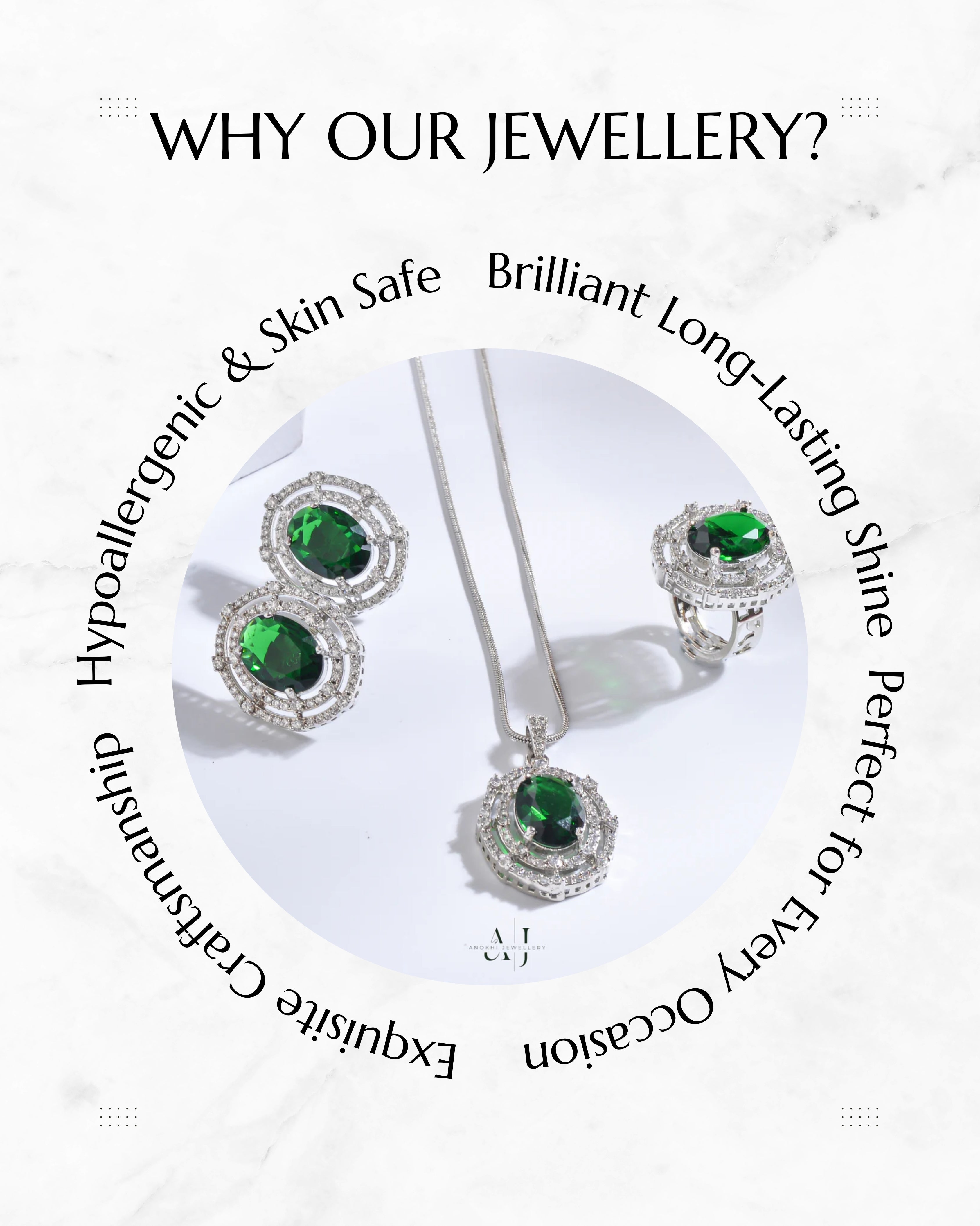 Anokhi Cluster AD Pendant combo