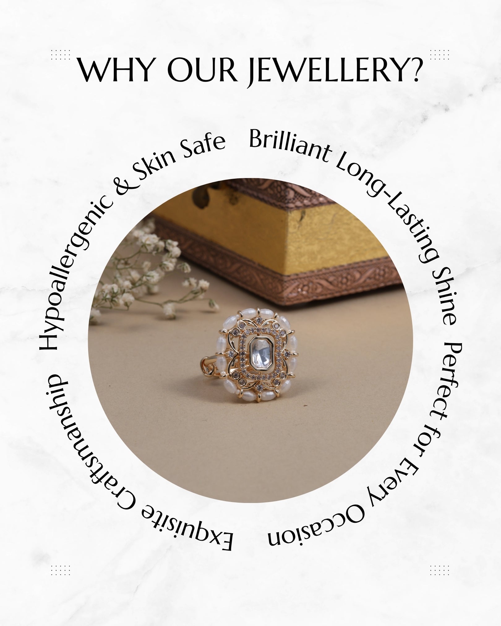 Anokhi Ivory Regal Ring
