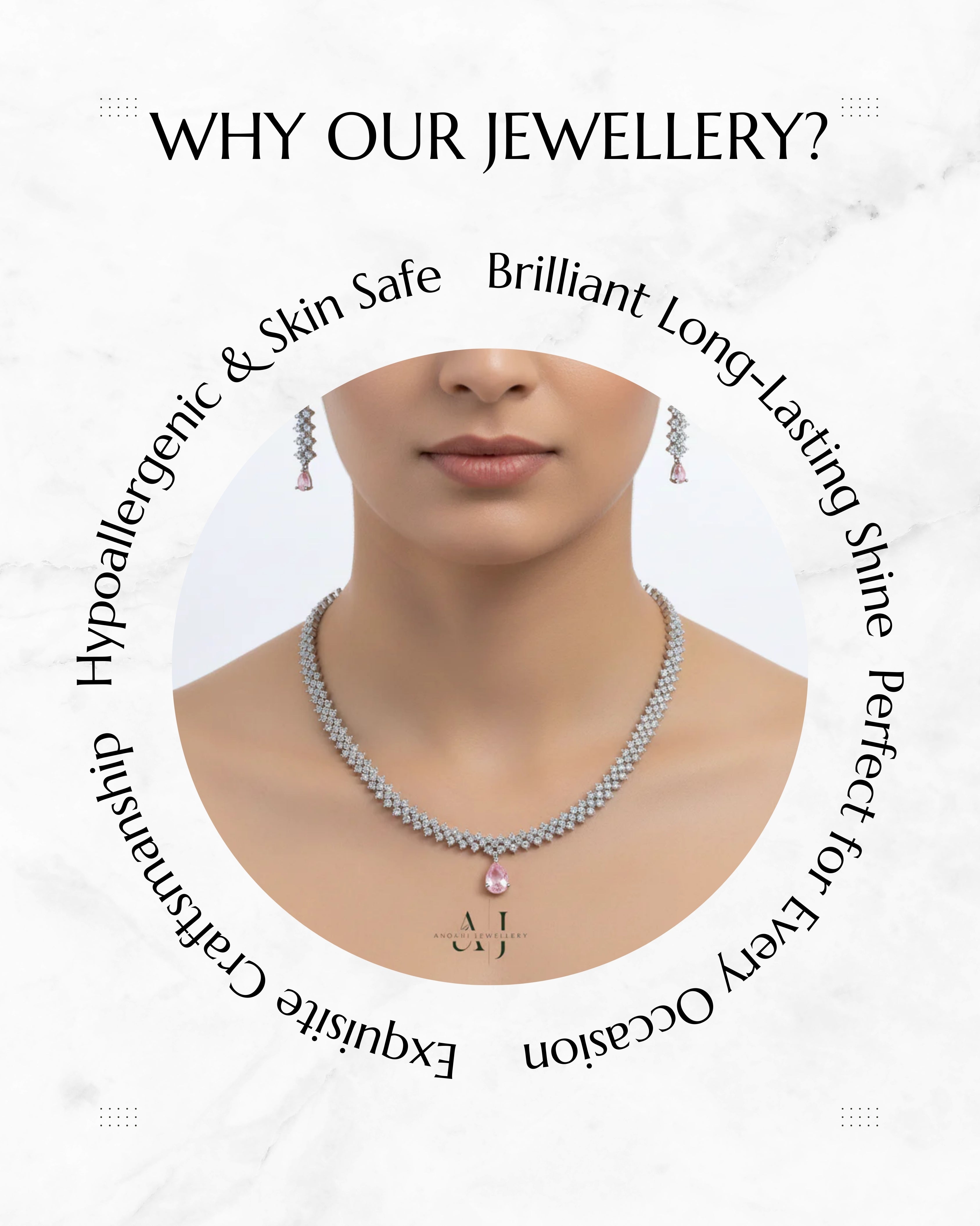 Anokhi Symphony AD Necklace
