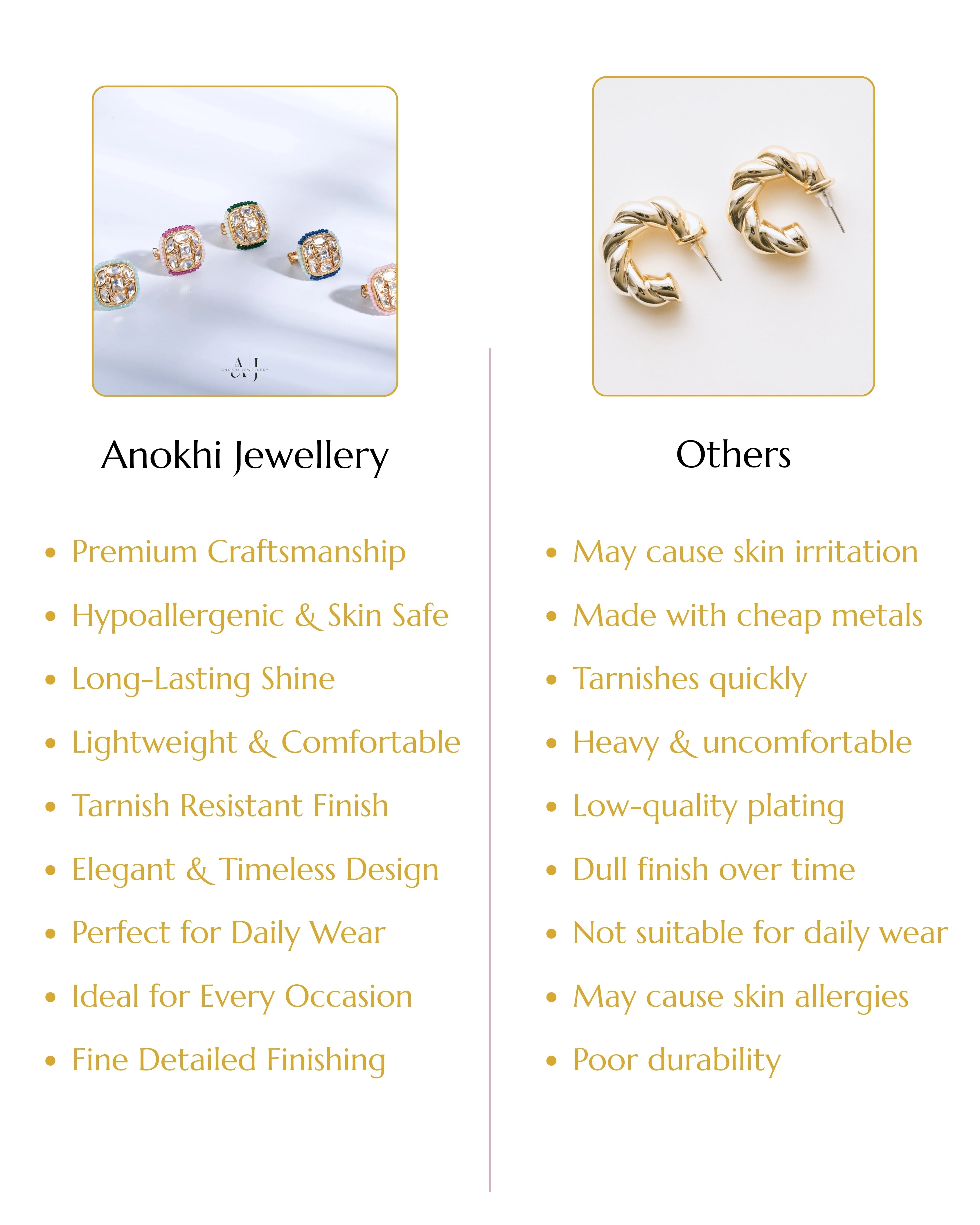 Anokhi Square Affair Kundan Ring [Single Piece]