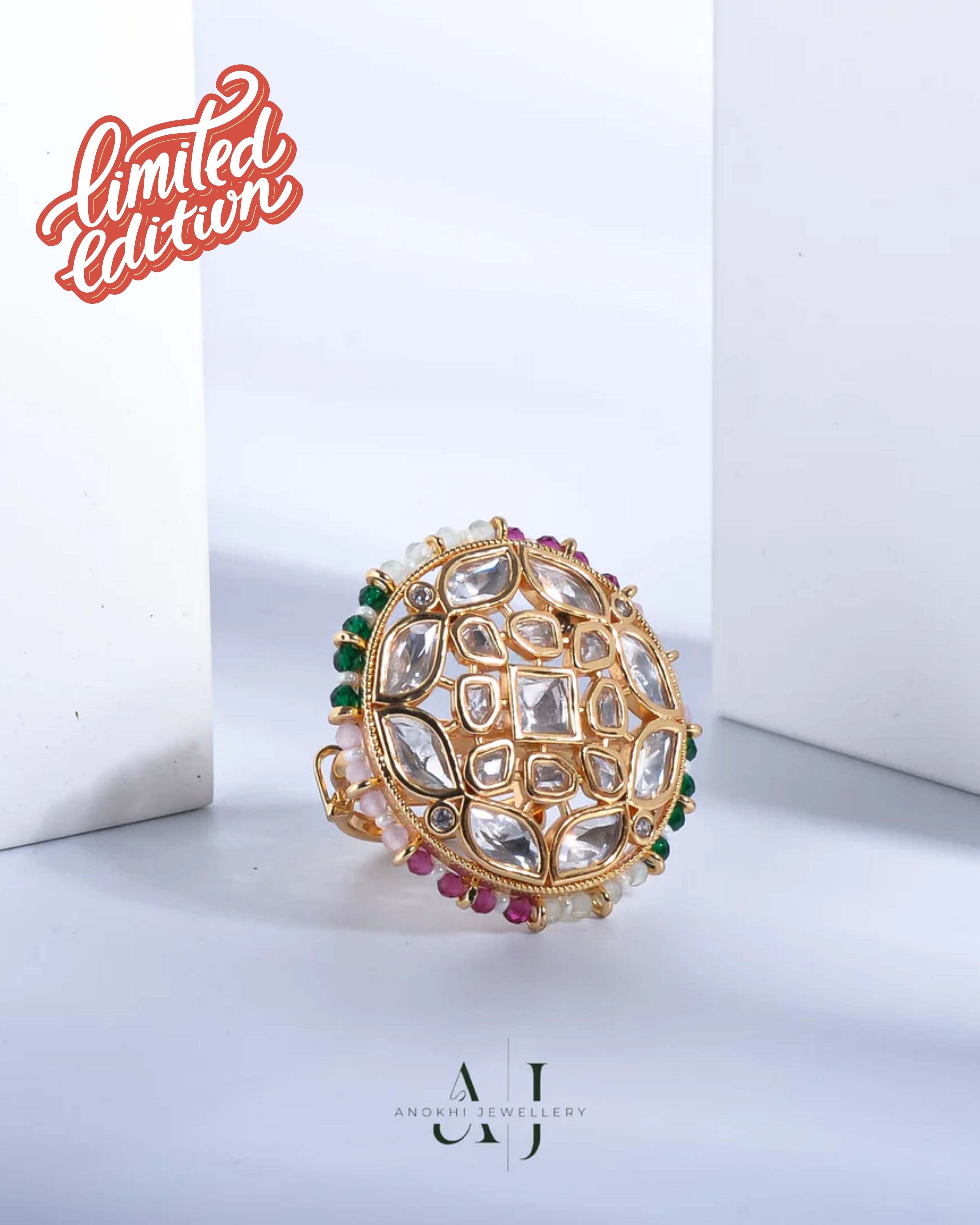 Anokhi Rani Kundan Ring