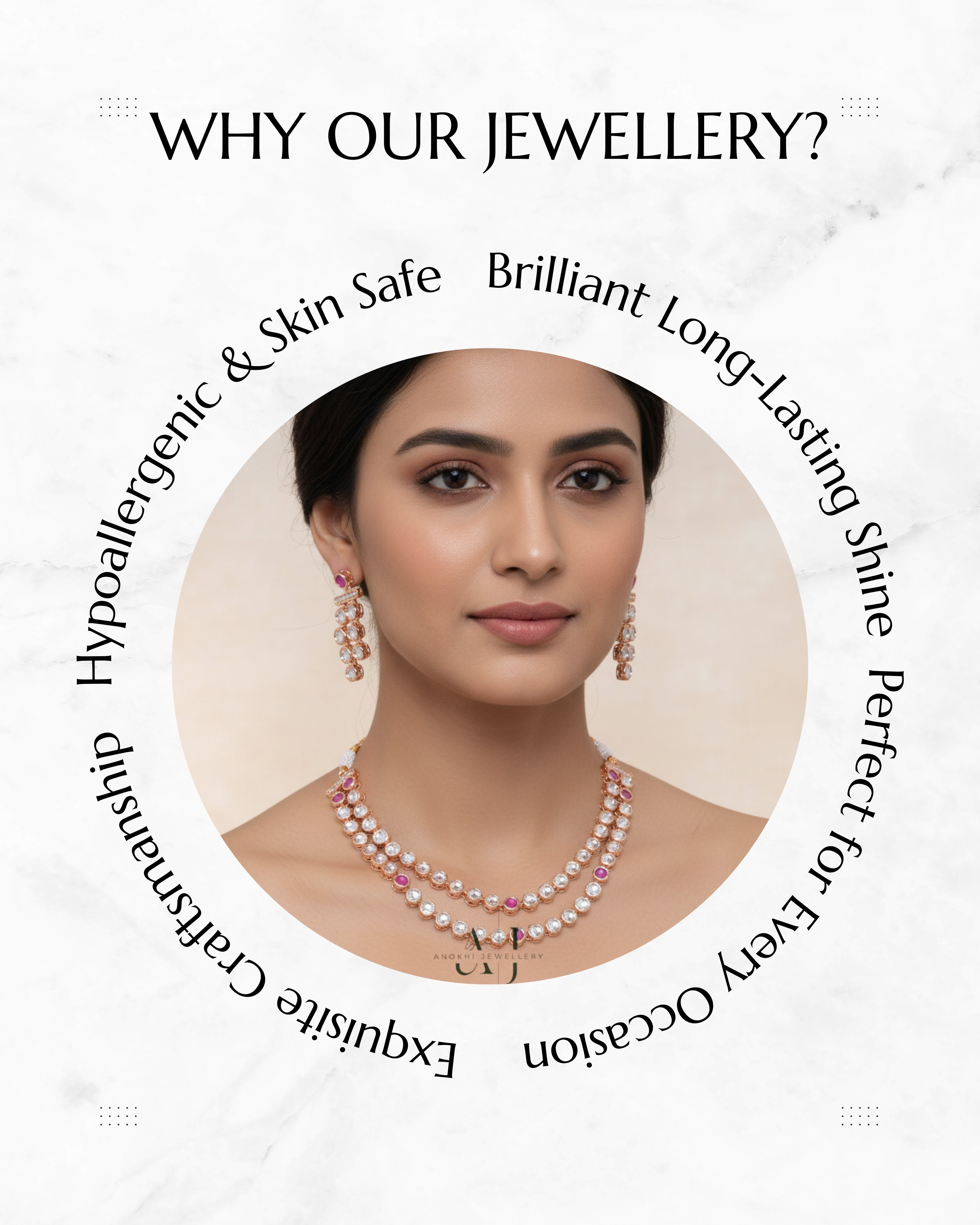 Anokhi Heirloom Harmony: The Preeti Kundan Necklace