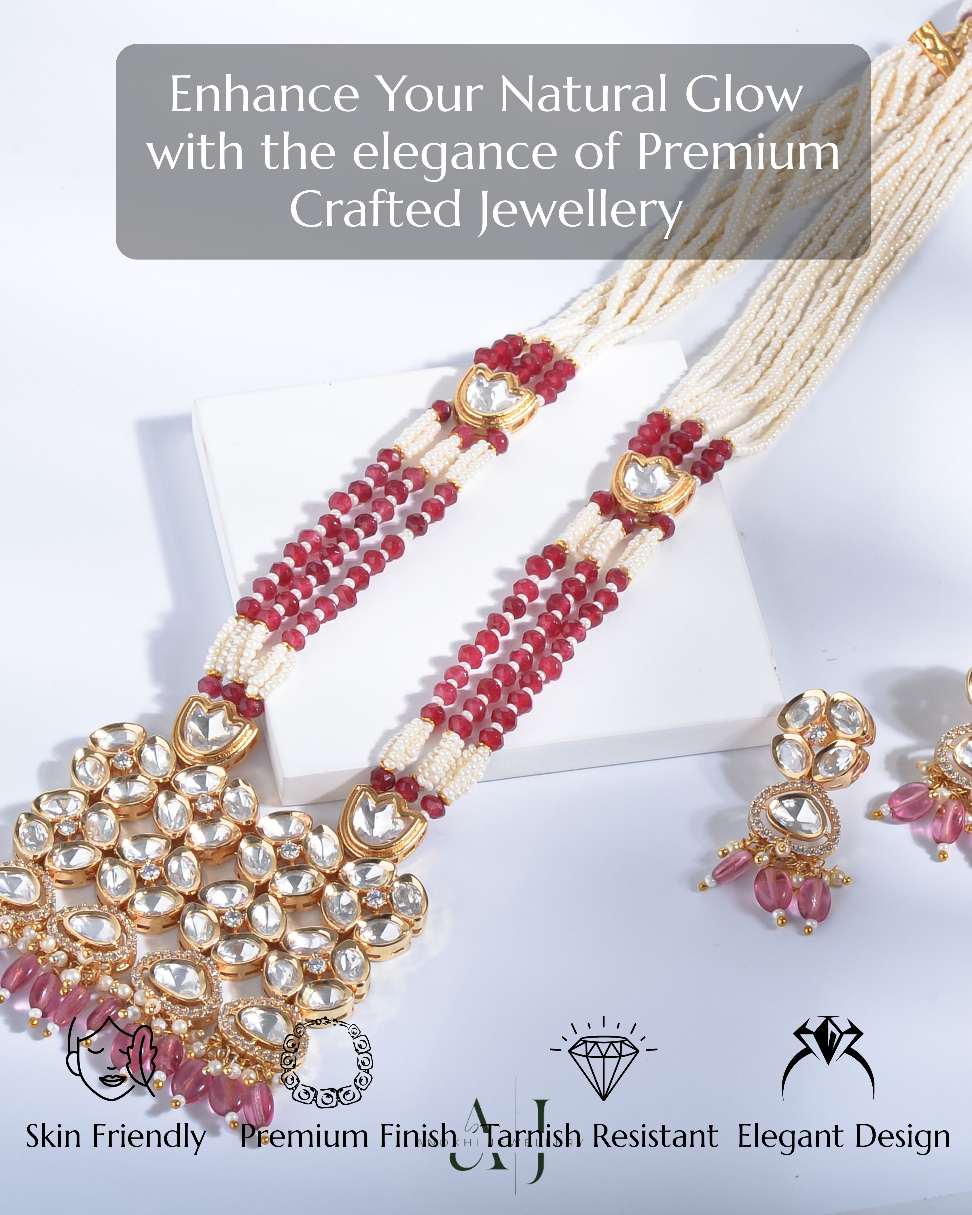 Anokhi Regal Radiance: The Maharani Kundan Necklace