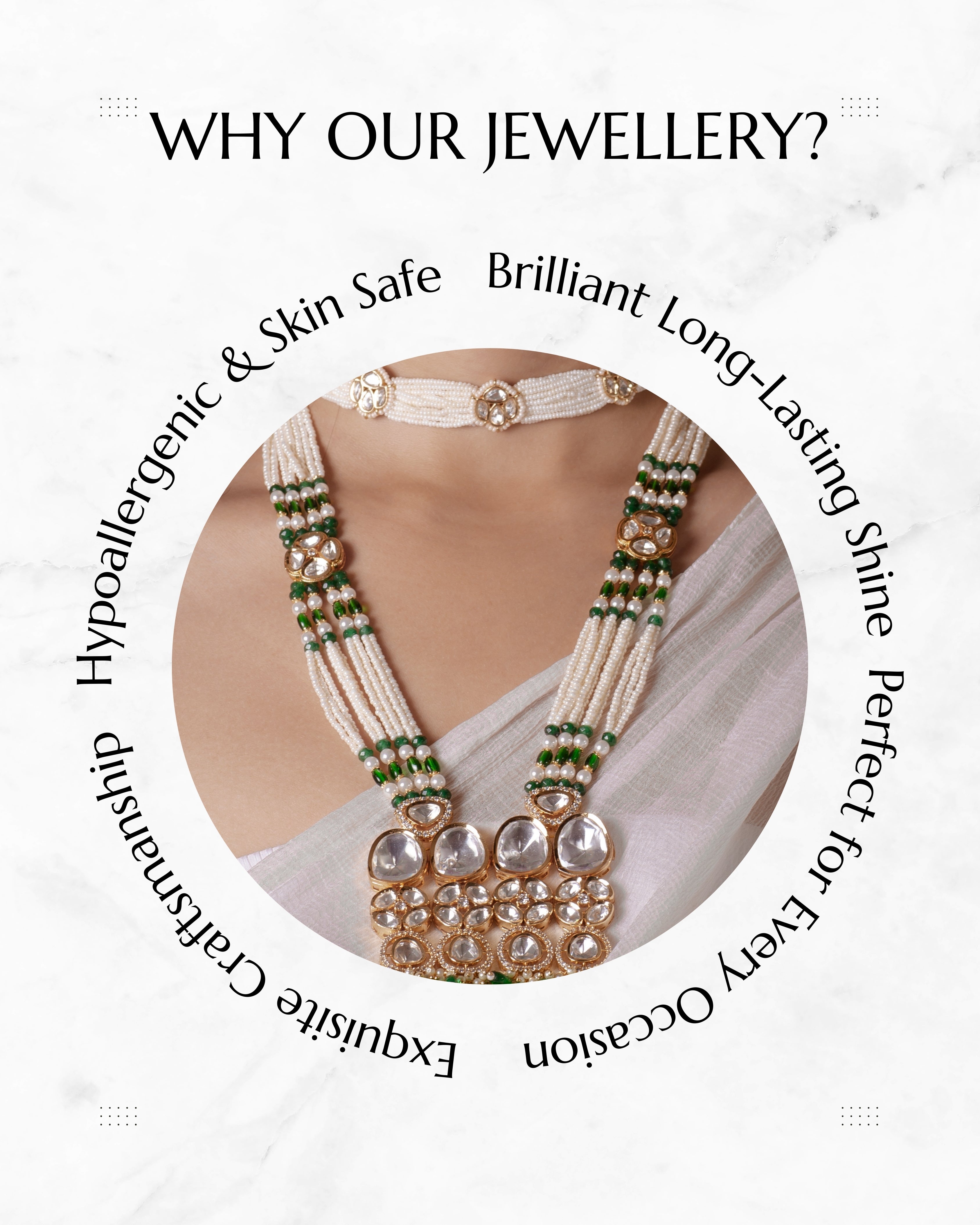 Anokhi Regal Radiance: The Maharani Kundan Necklace