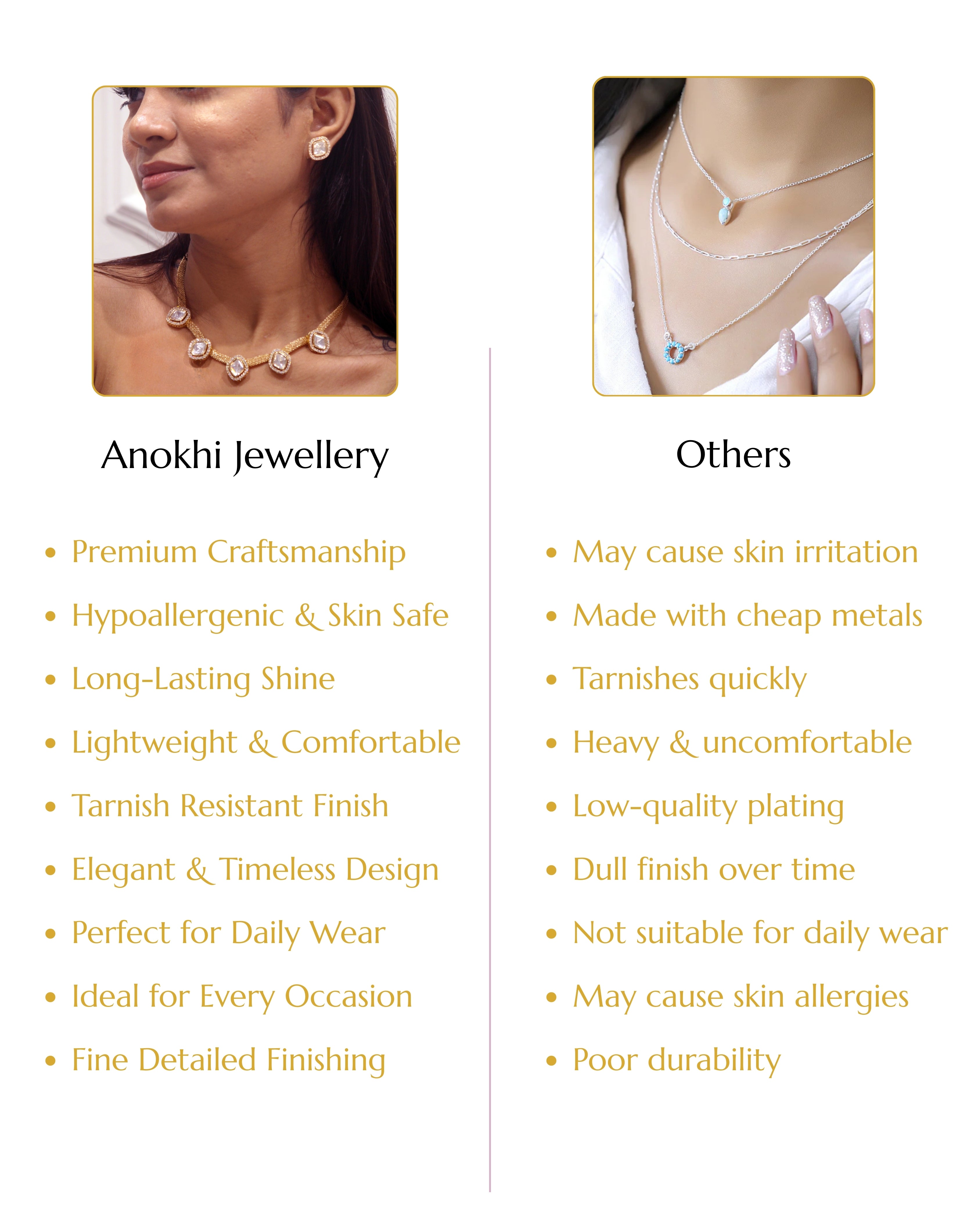 Anokhi Mesh Diamond Kundan Necklace