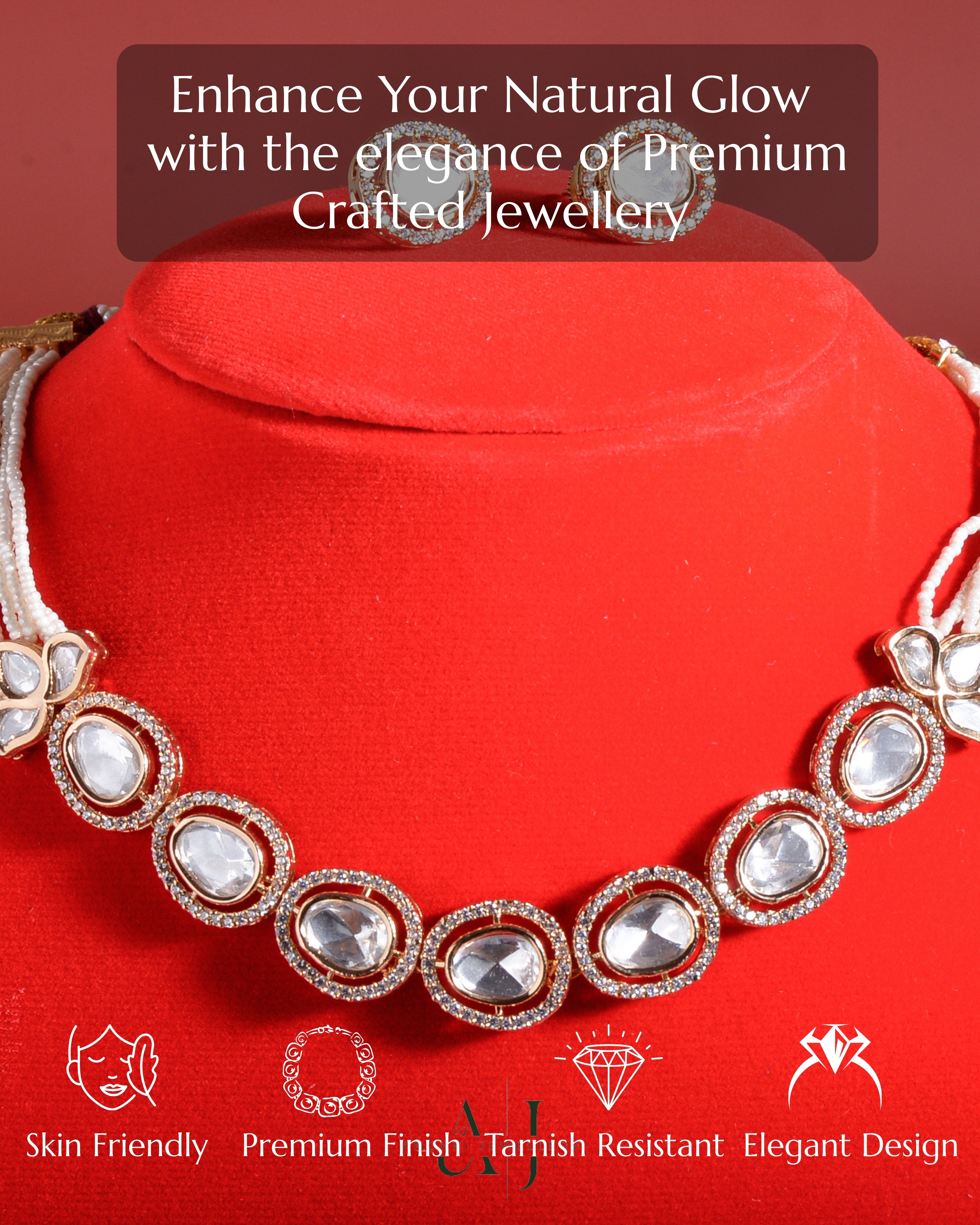 Anokhi Kundan Choker Ethereal Elegance - AJN5