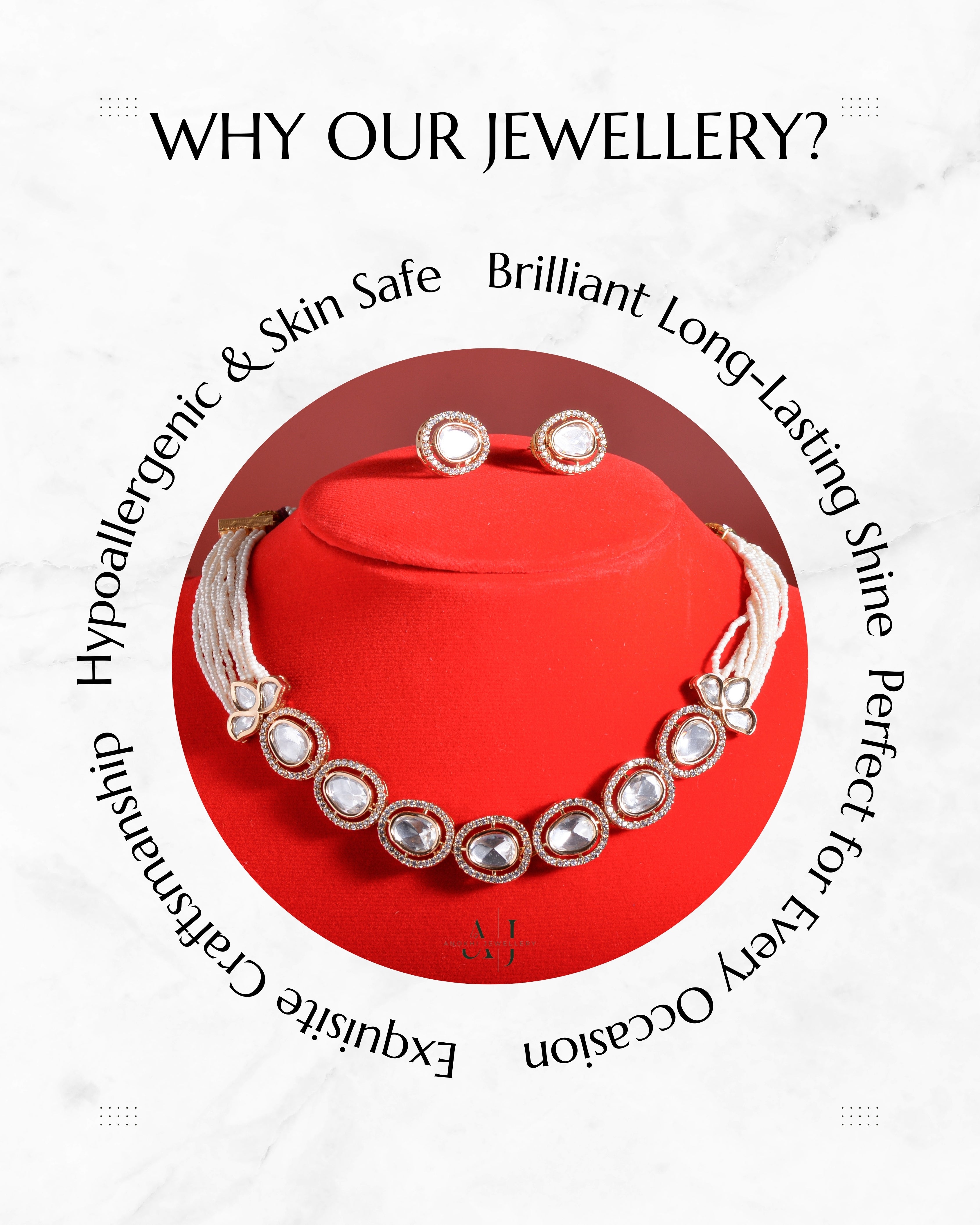 Anokhi Kundan Choker Ethereal Elegance - AJN5
