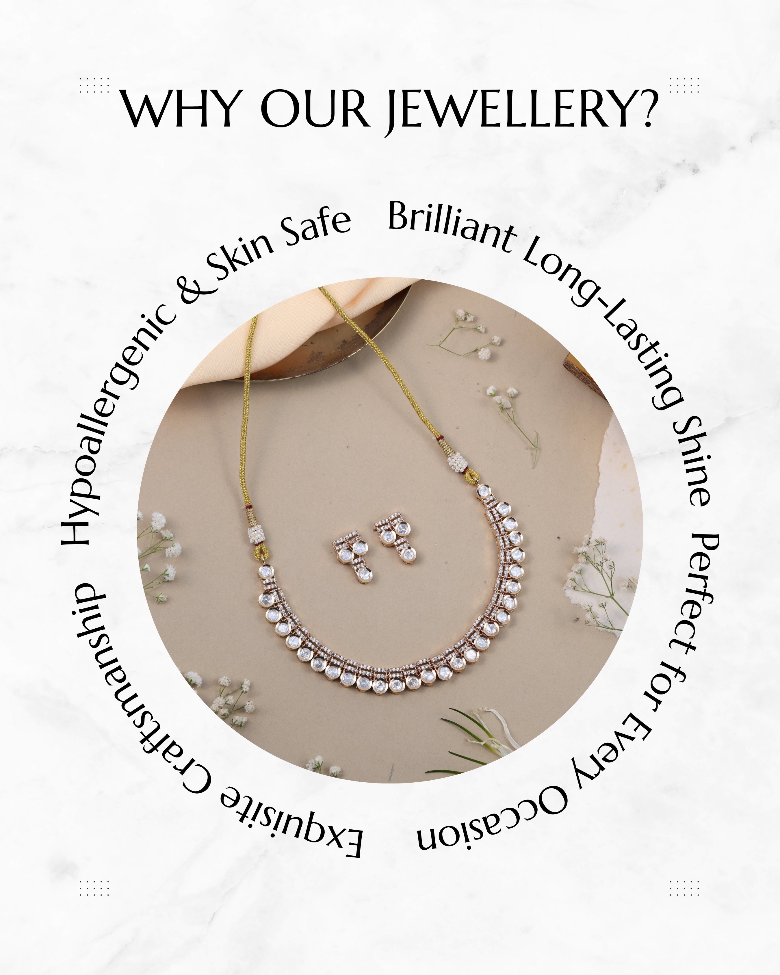 Anokhi Classic Kundan Line Set