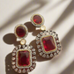 Anokhi Opulent Orchid Kundan Earrings