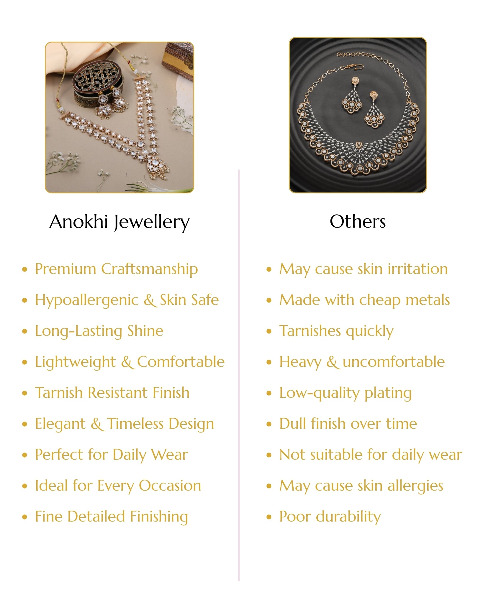 Anokhi Bridal Kundan Jhumki Necklace Set