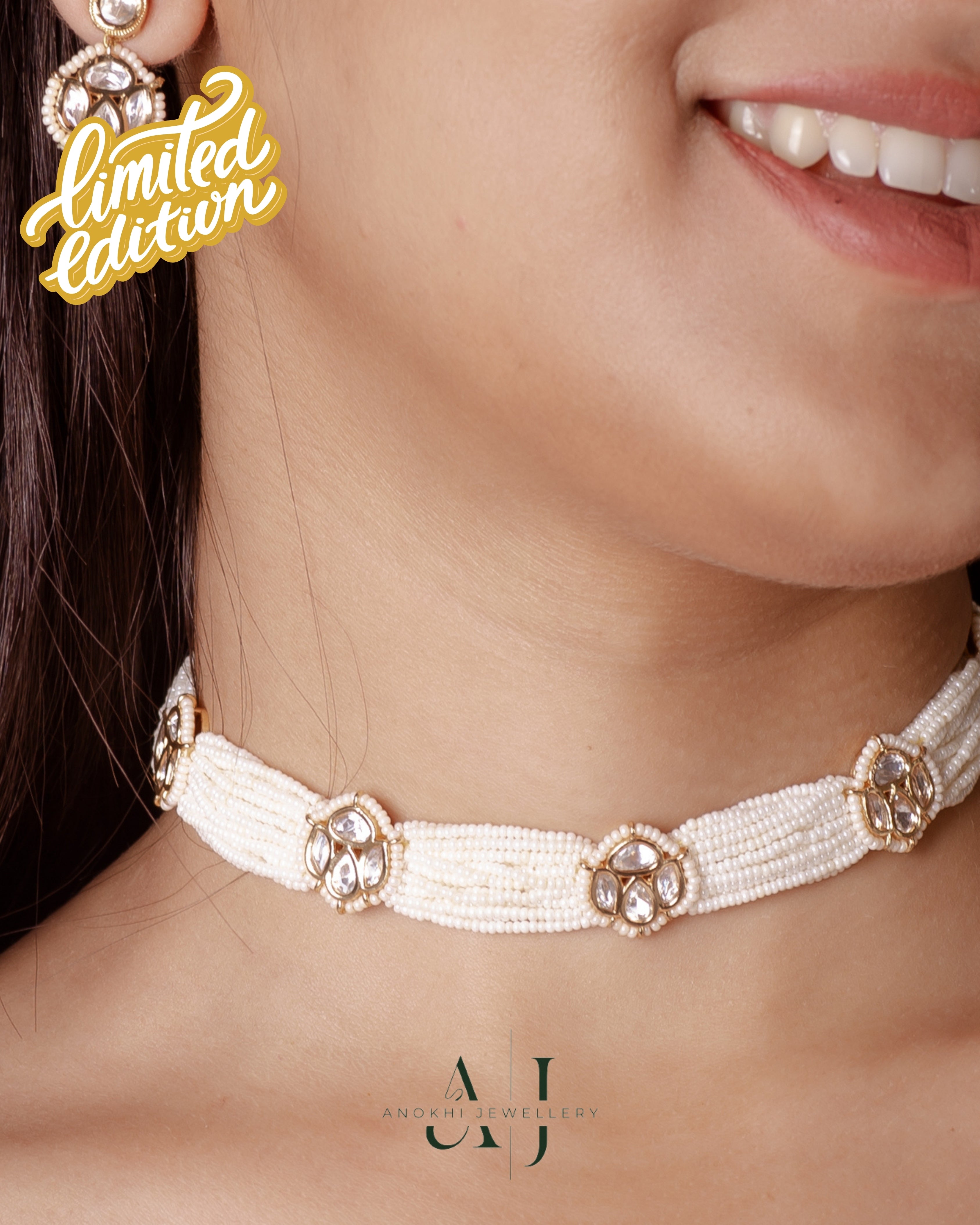 Anokhi Radiant Royalty: The Rajkumari Kundan Necklace
