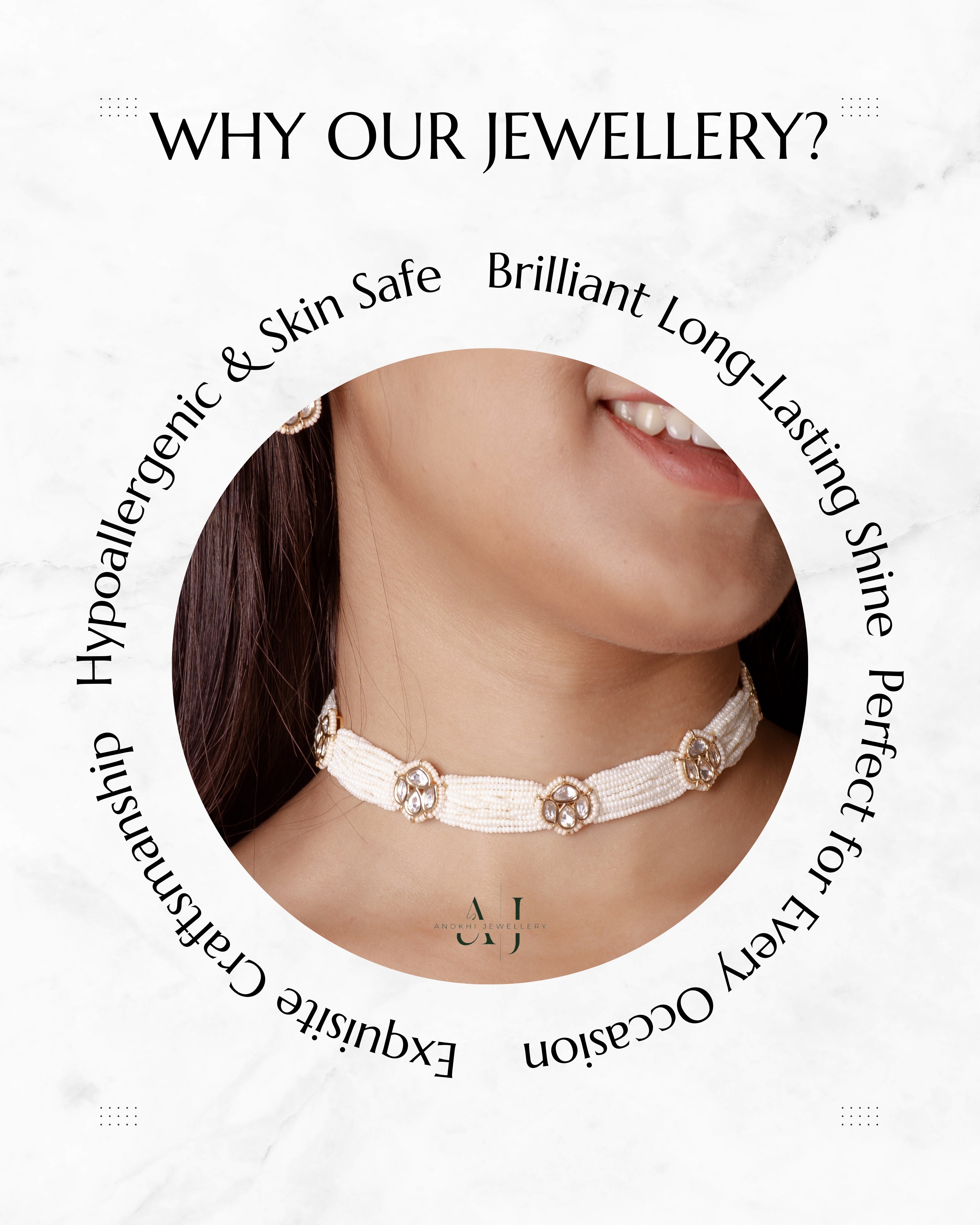 Anokhi Radiant Royalty: The Rajkumari Kundan Necklace