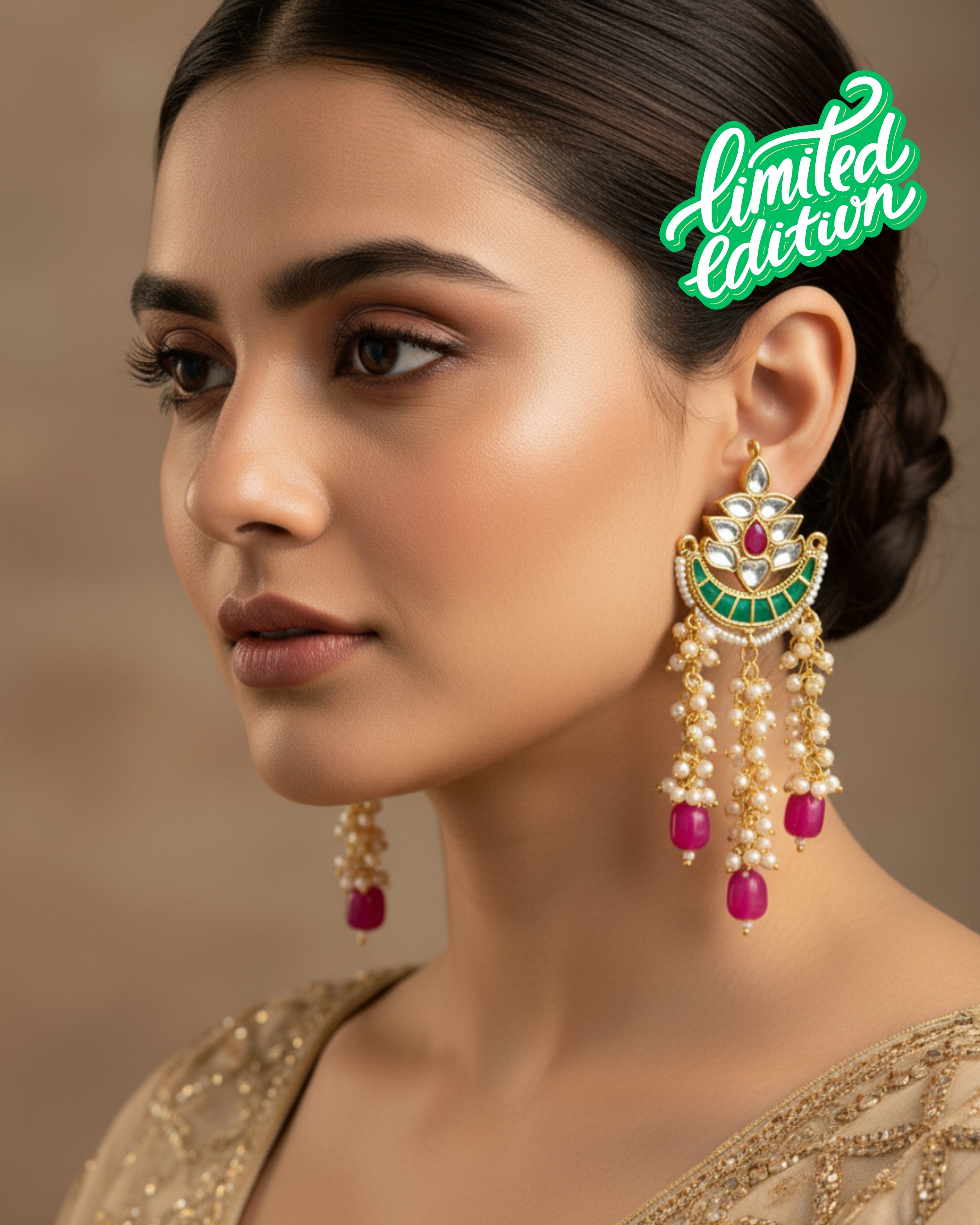 Anokhi Noorani Kundan Chandbali