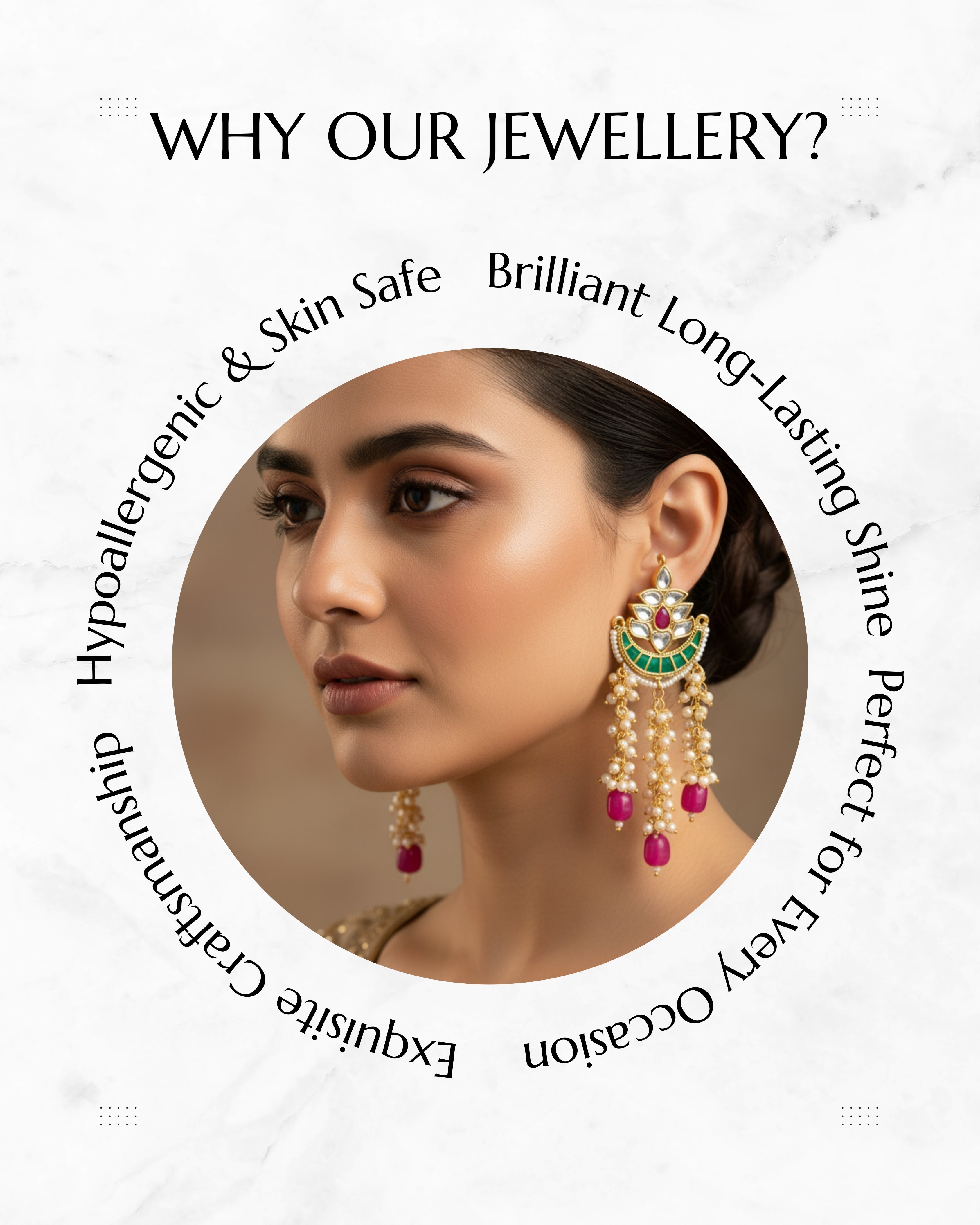 Anokhi Noorani Kundan Chandbali