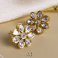 Anokhi Golden Blossom: The Pushpa Kundan Floral Necklace