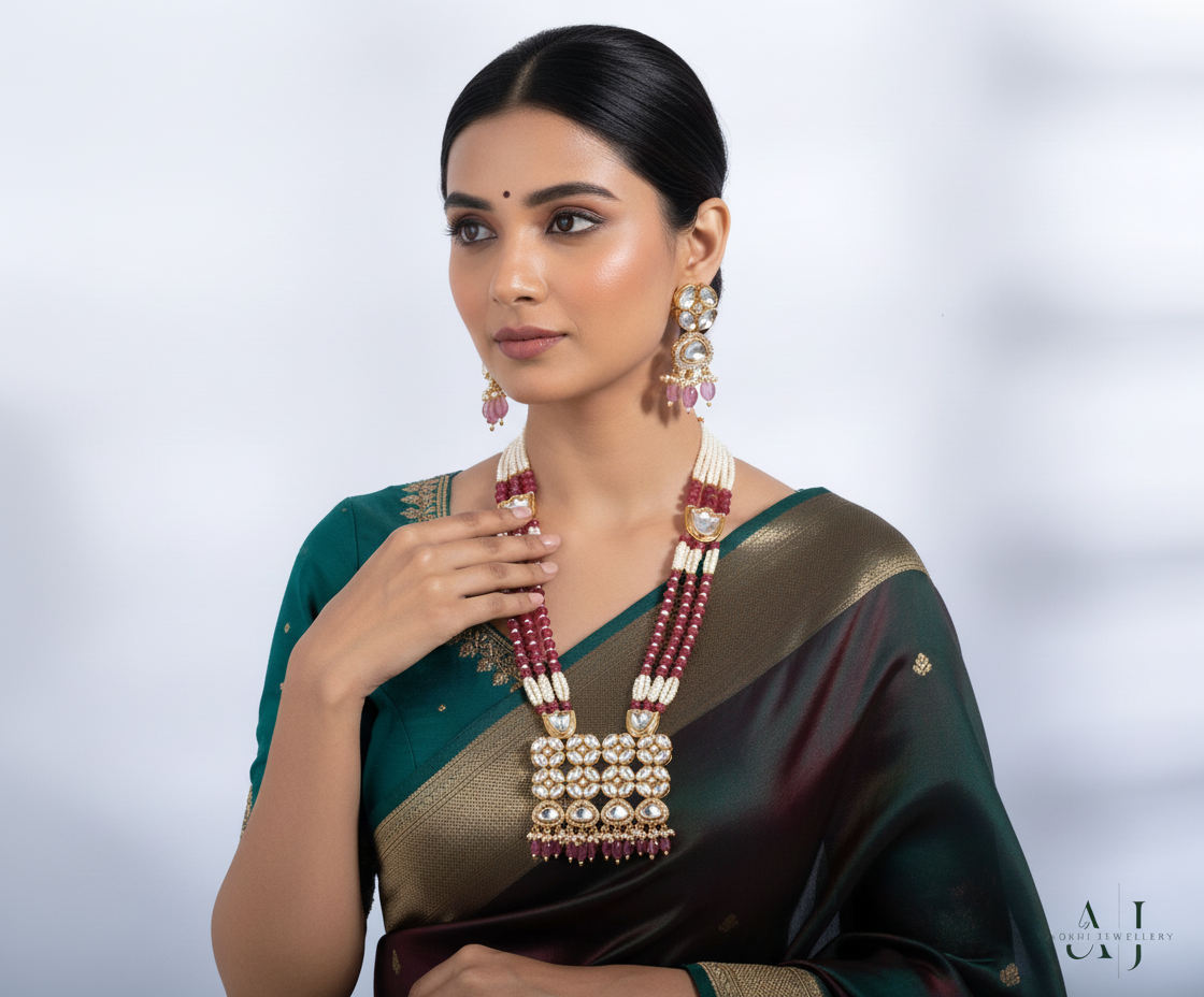 Regal Radiance: The Maharani Kundan Necklace