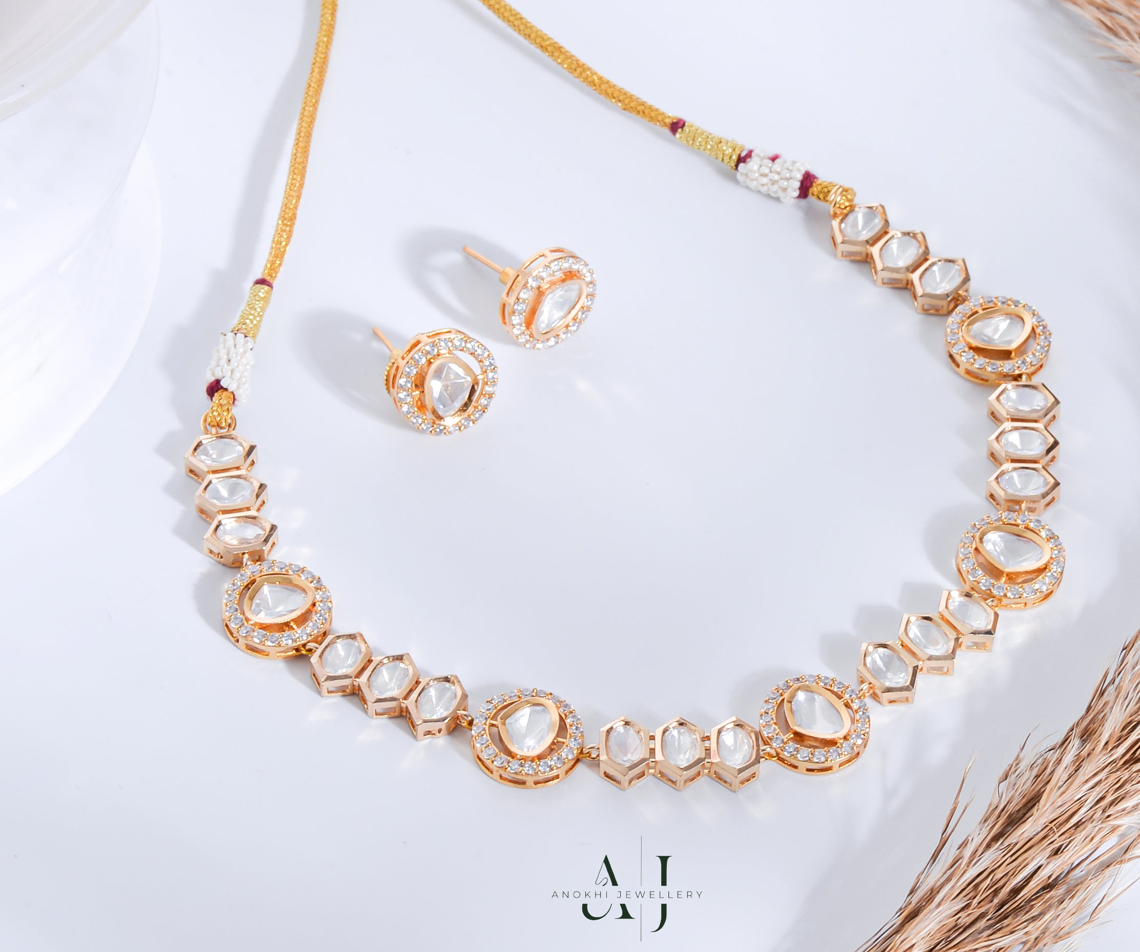 Whispering Winds: The Hawa Kundan Necklace