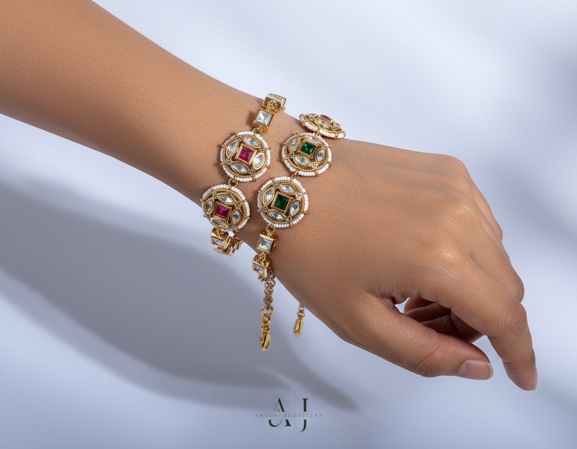 Anokhi Radiant Kundan Bracelet