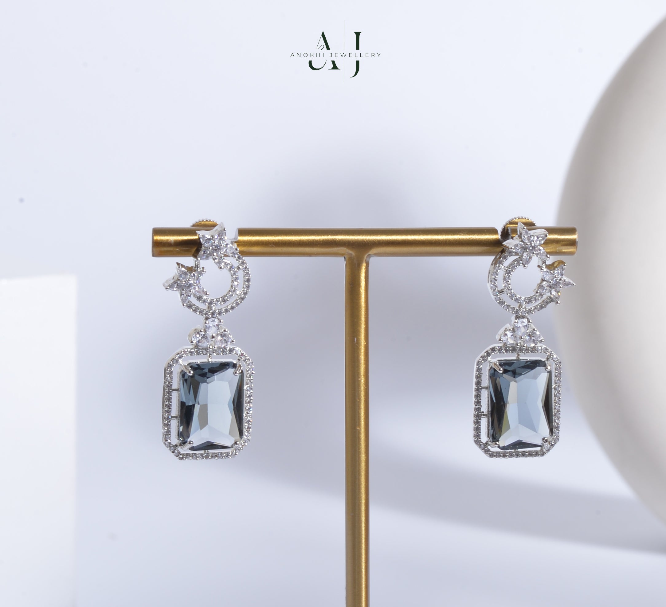 Anokhi Celestial Serenity American Diamond Earrings