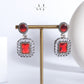 Anokhi Opulent Orchid Kundan Earrings