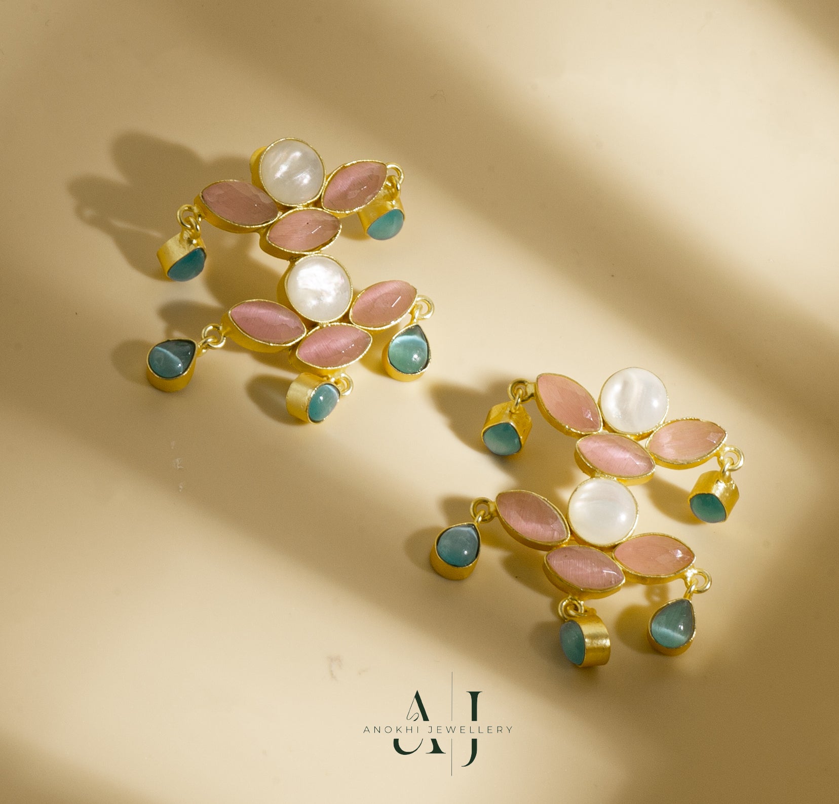 Anokhi Pastel affair earrings