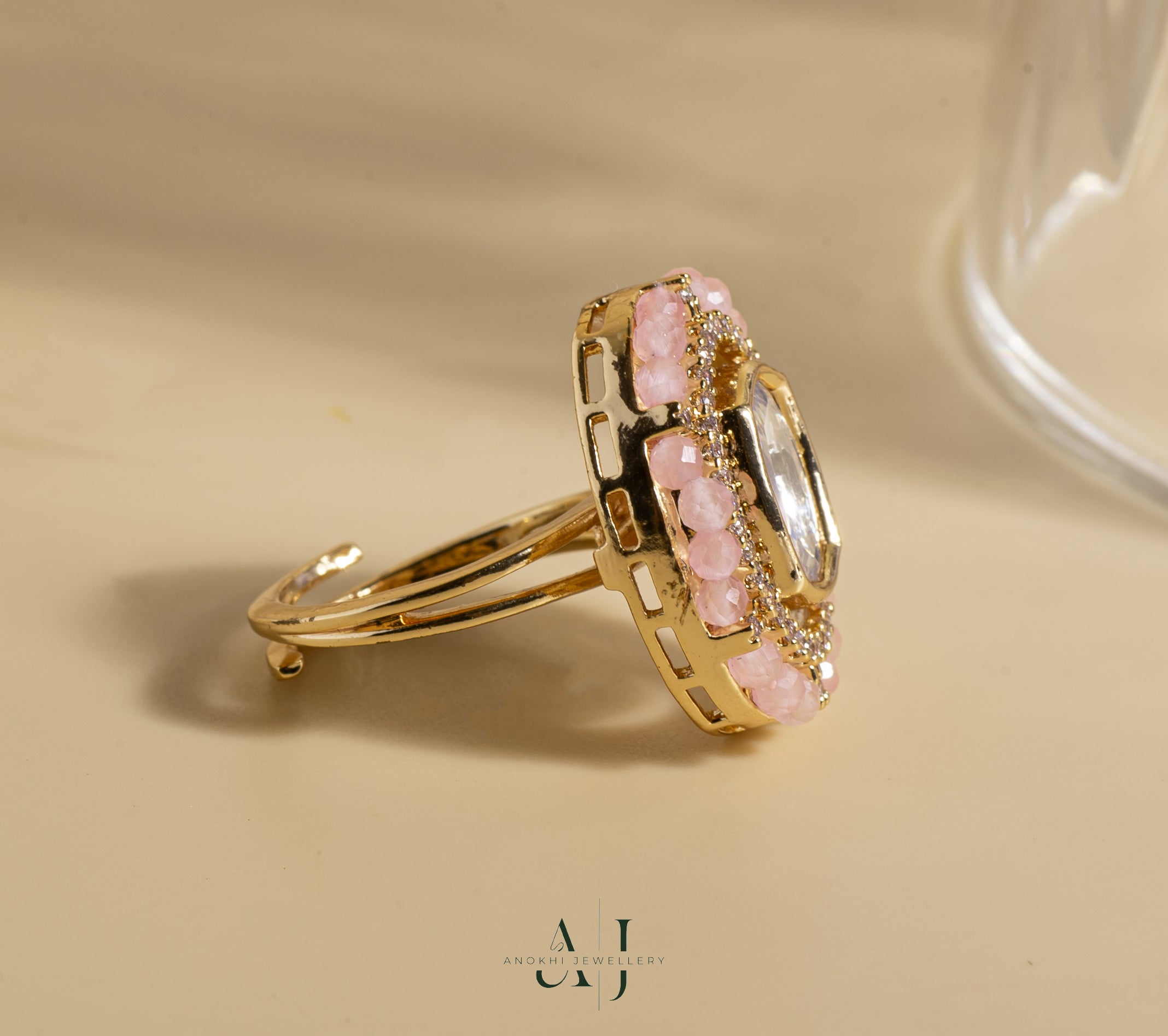 Anokhi Enchanting Empress Kundan Ring