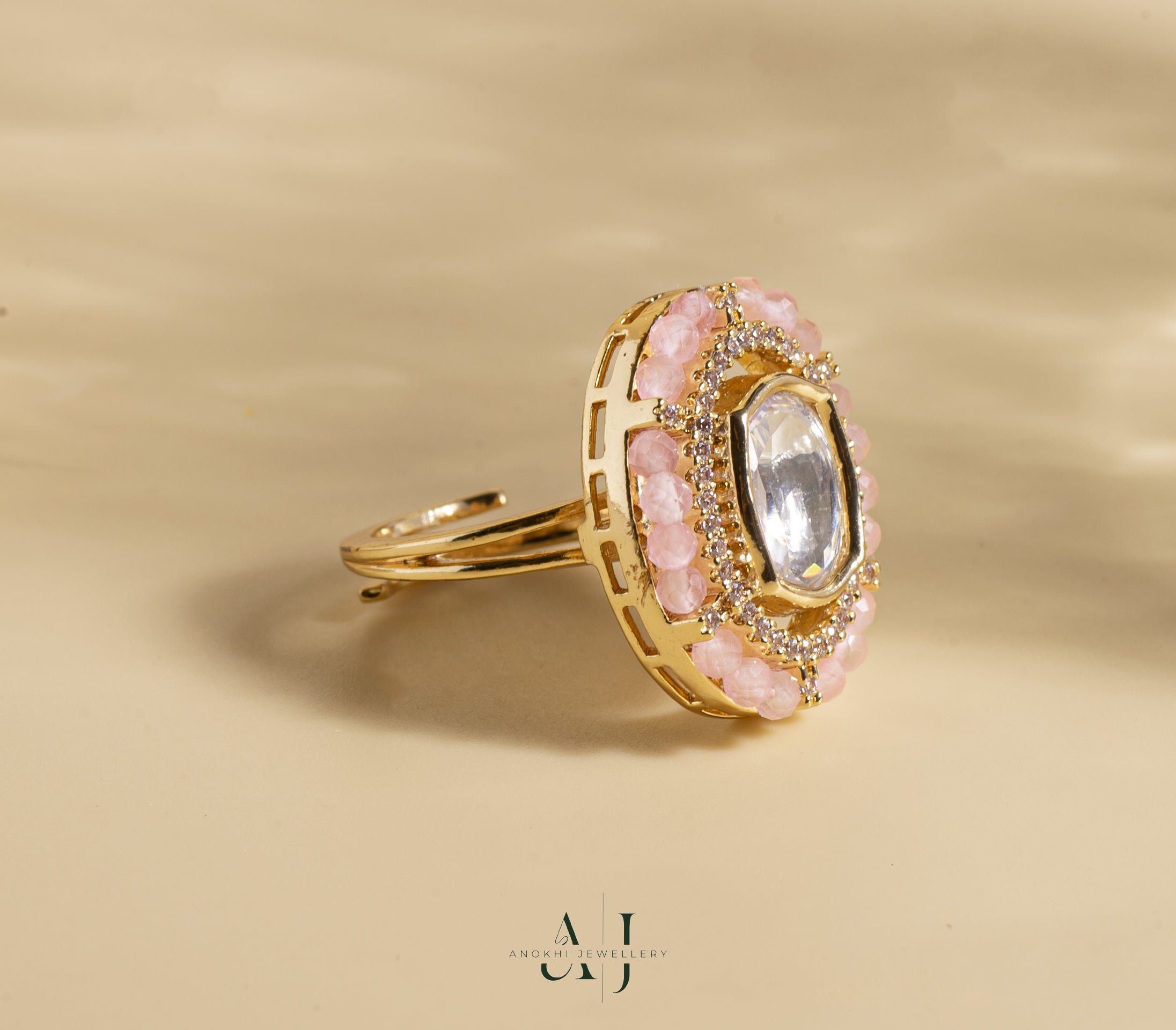 Anokhi Enchanting Empress Kundan Ring