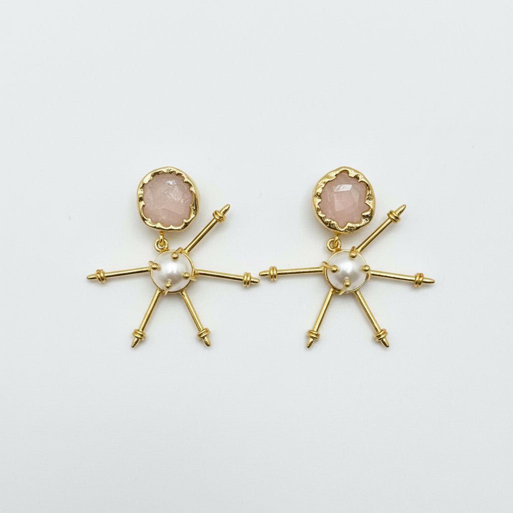 Anokhi Sunshine Stud Earrings 18k plated