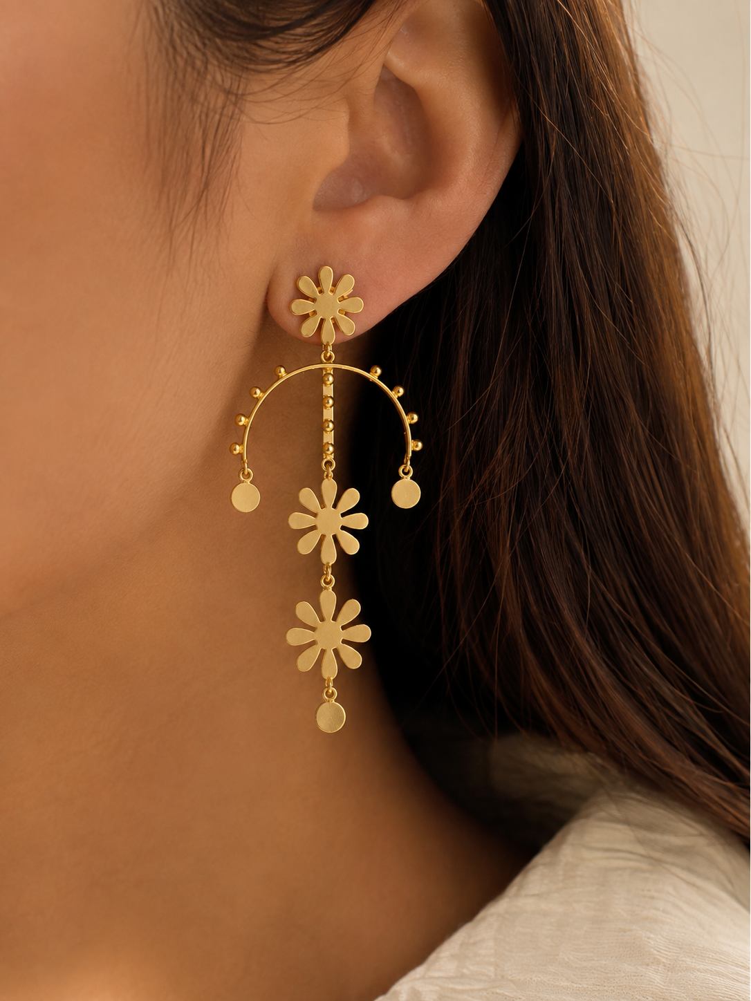 Long Statement earrings