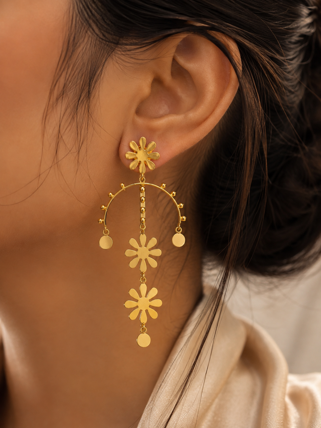 Long Statement earrings