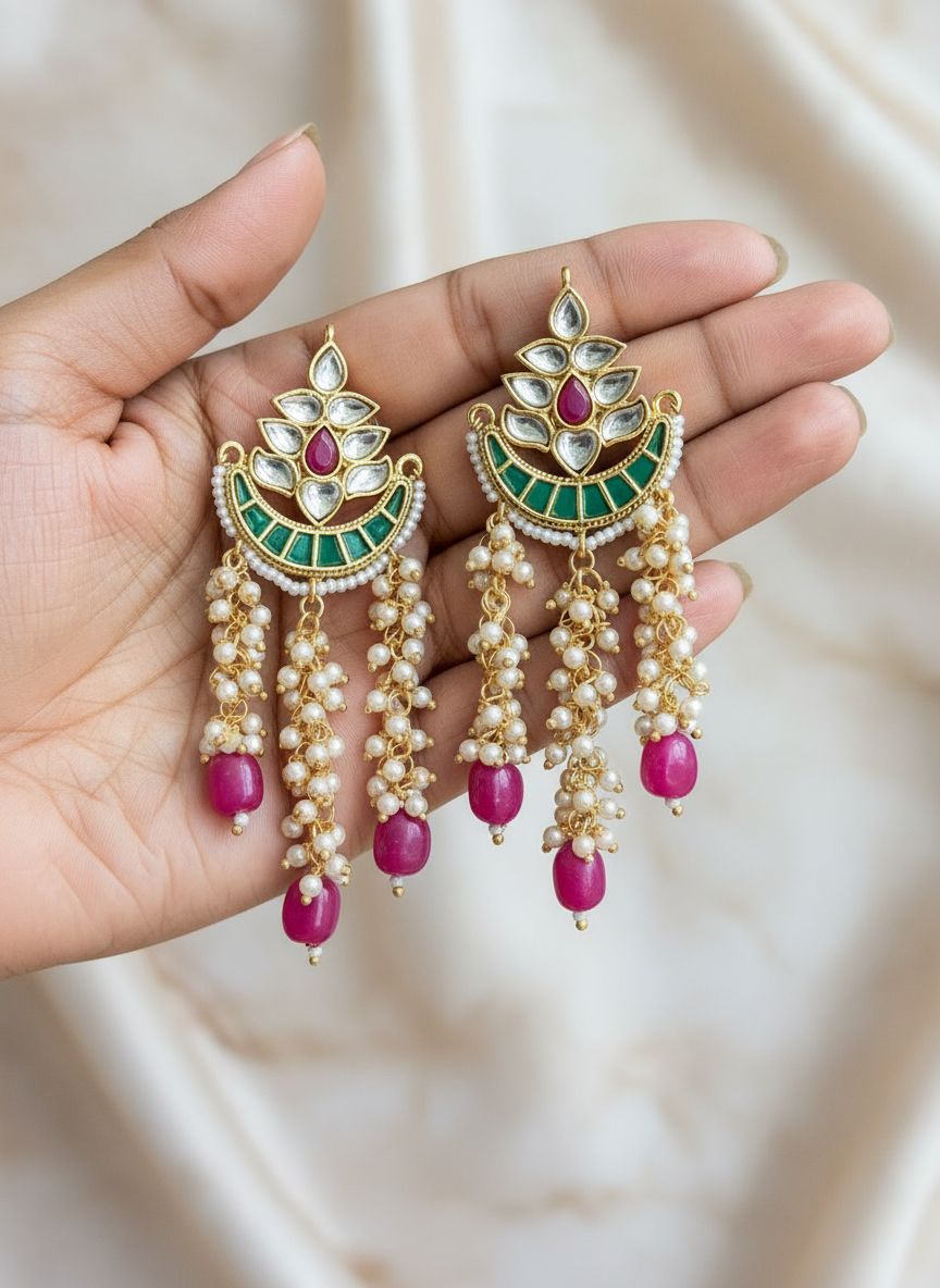 Anokhi Noorani Kundan Chandbali