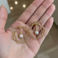 Hexagon Maze Earrings