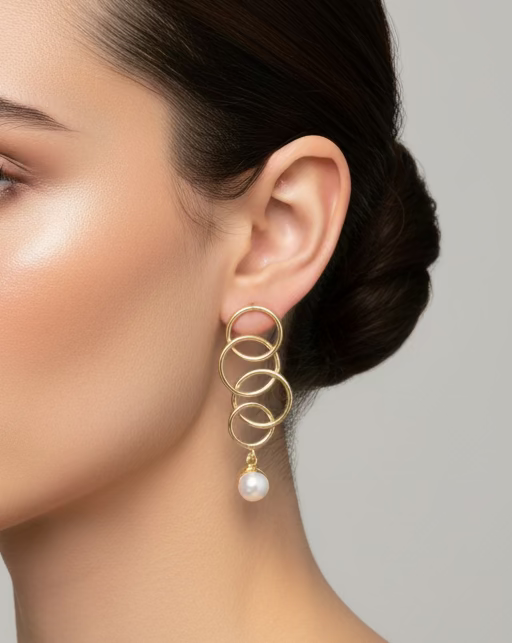 Long Spiral Earrings