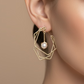 Hexagon Maze Earrings
